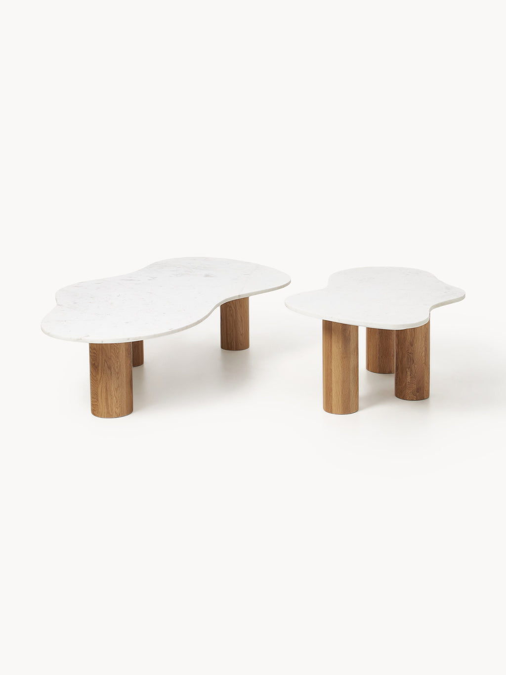 Naruto Organic-Shaped Marble Coffee Table