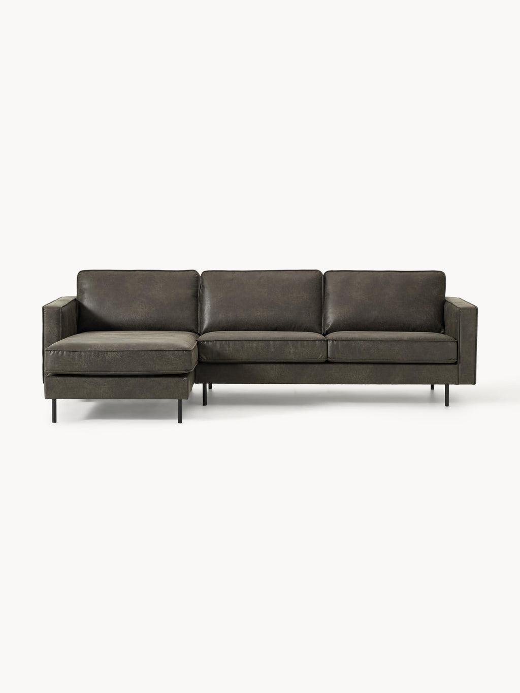 Hunter Leather Corner Sofa (4-seater)