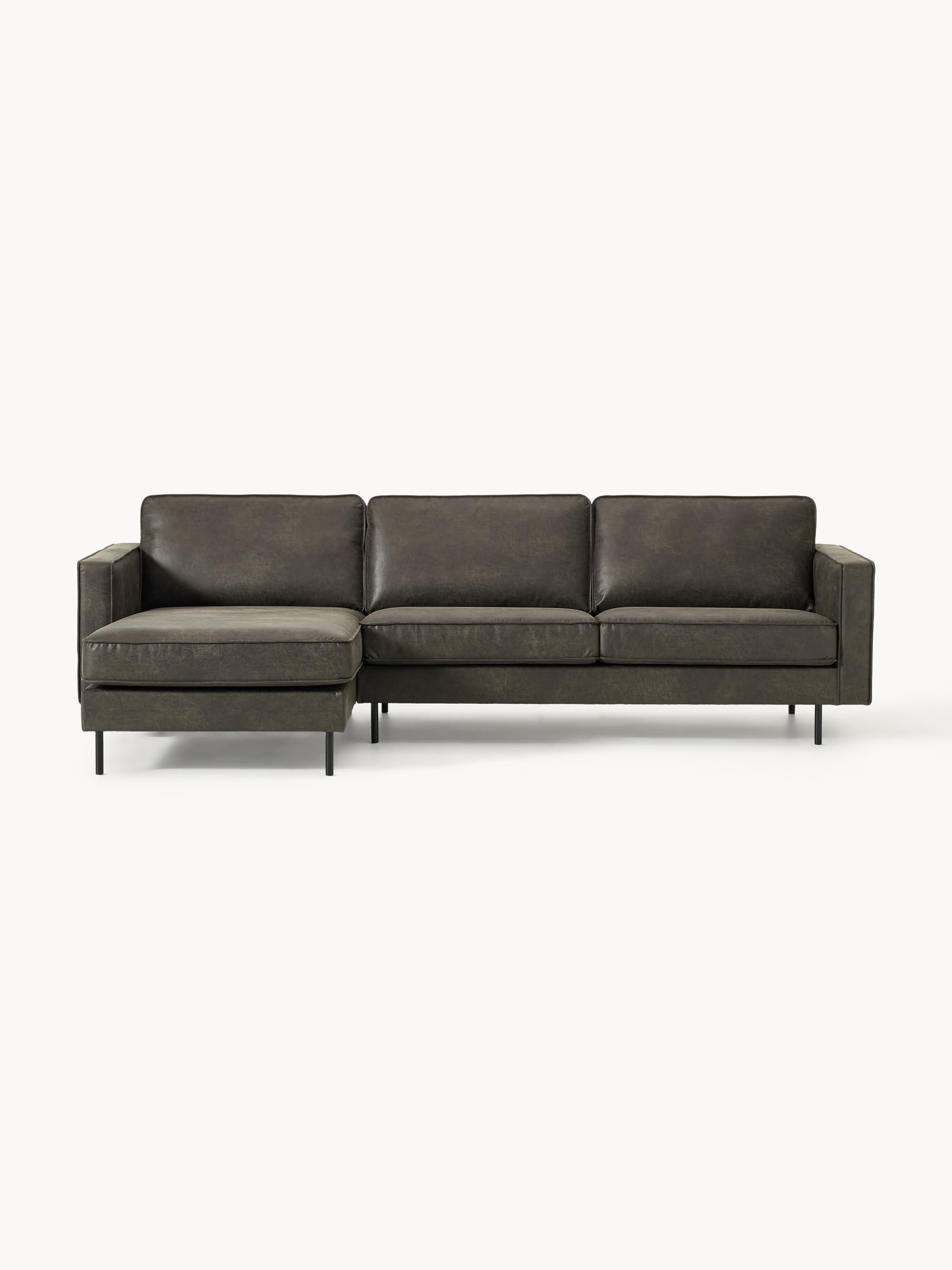 Hunter Leather Corner Sofa (4-seater)
