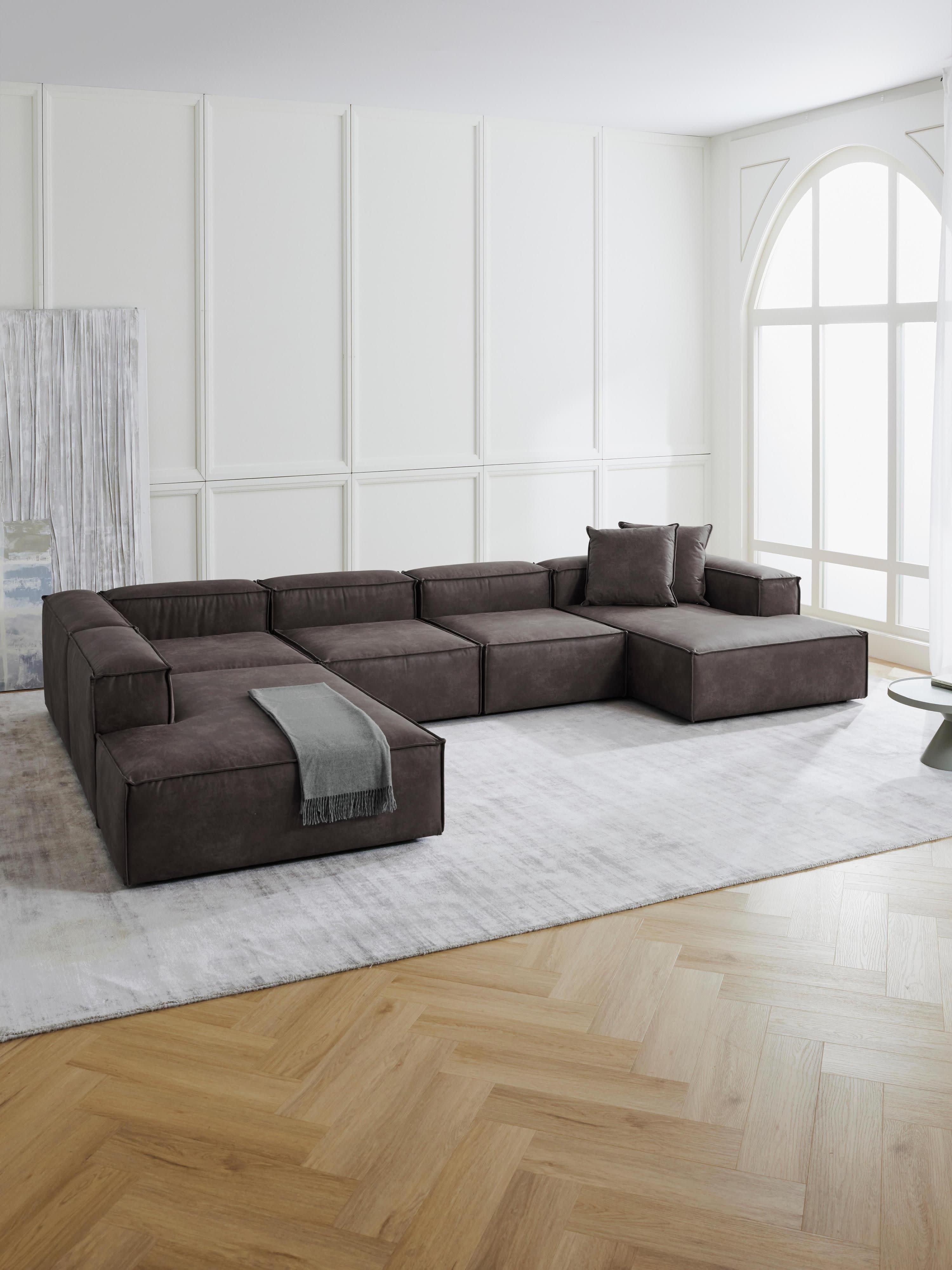 Lennon Leather Corner Chaise Module
