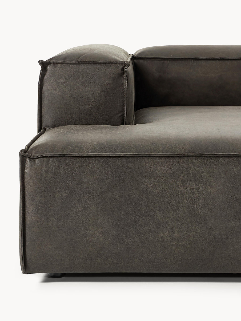 Lennon Leather Corner Chaise Module