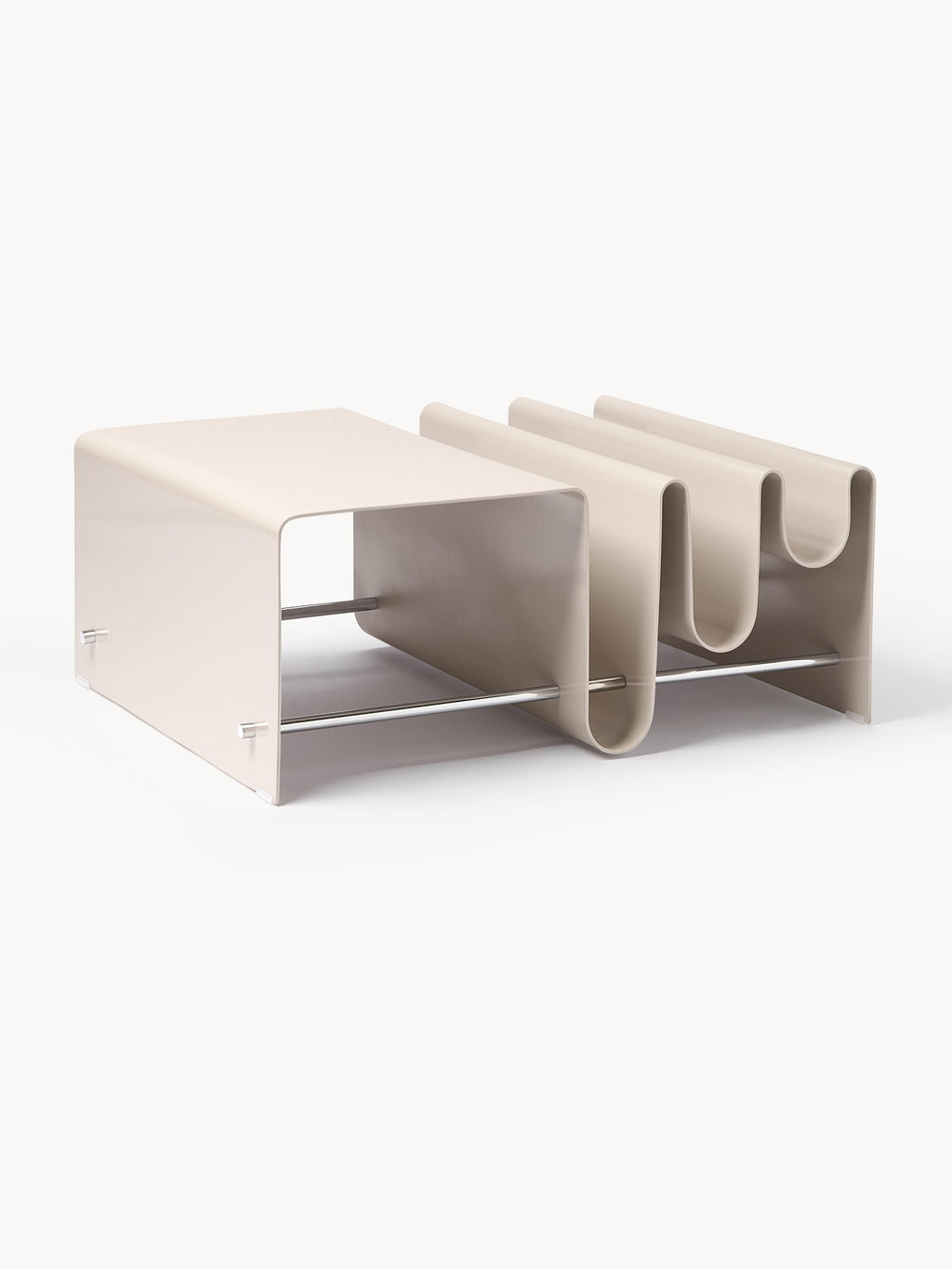 Gallery image 1 - Metal Coffee Table Julia with Magazine Rack