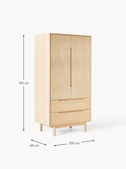 Cassy Small Wardrobe, 2-doors