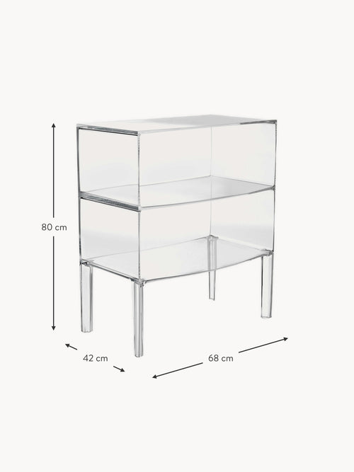 Buster Shelving Unit Ghost