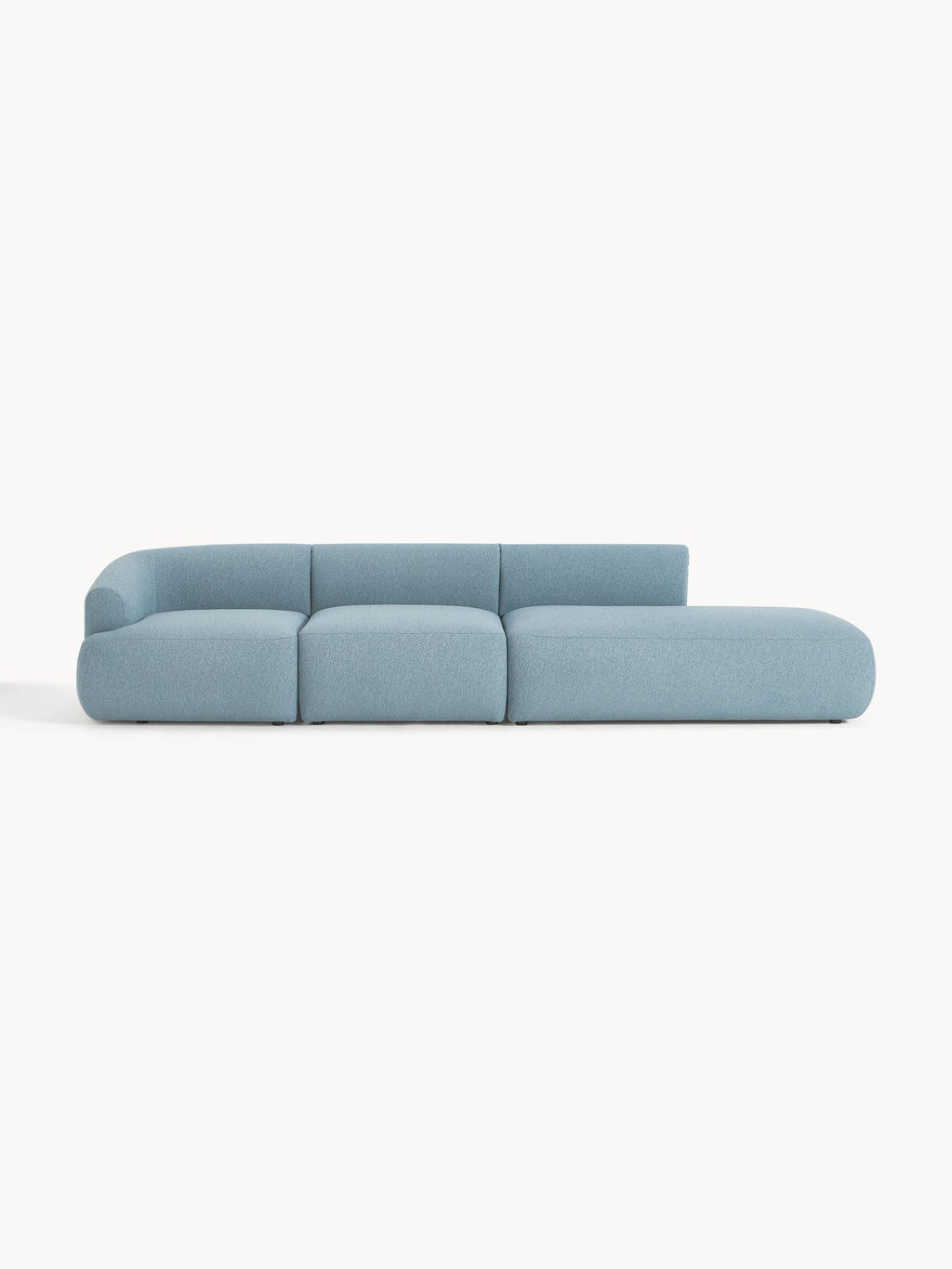 Gallery image 1 - Modular Bouclé Chaise Sofia (4-seater)