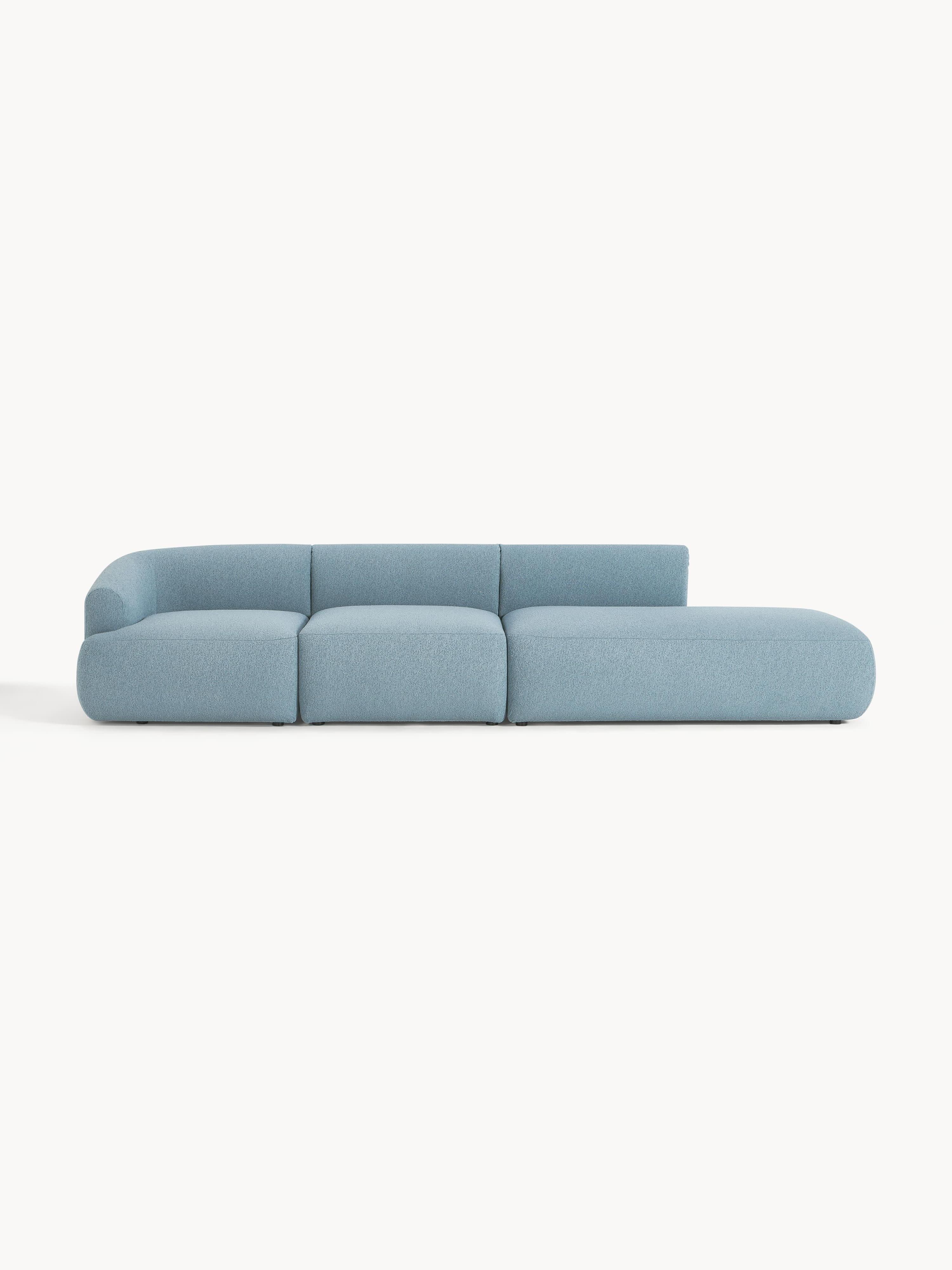 Sofia Modular Bouclé Chaise (4-seater)