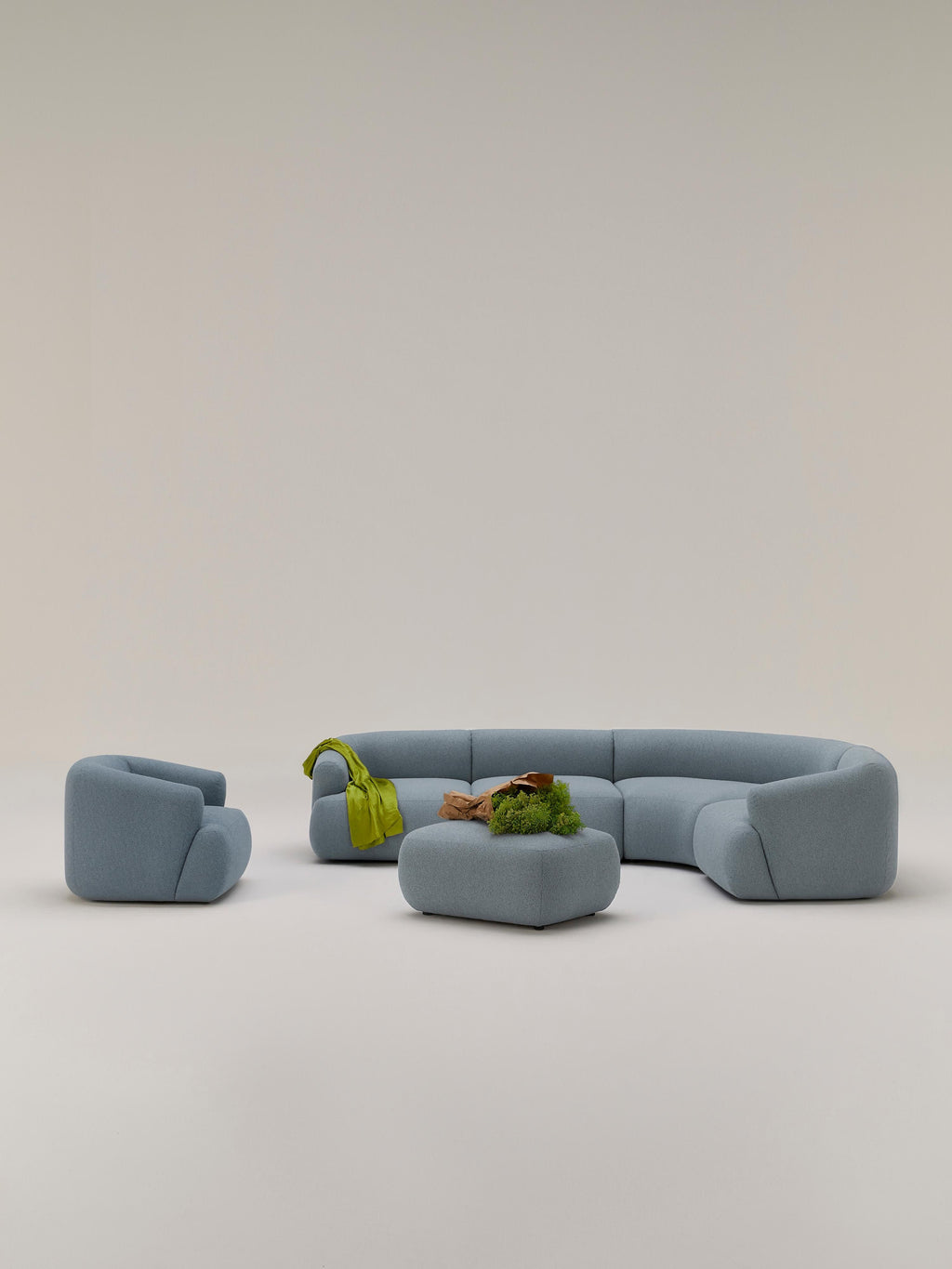 Sofia Modular Bouclé Corner Sofa (4-seater)