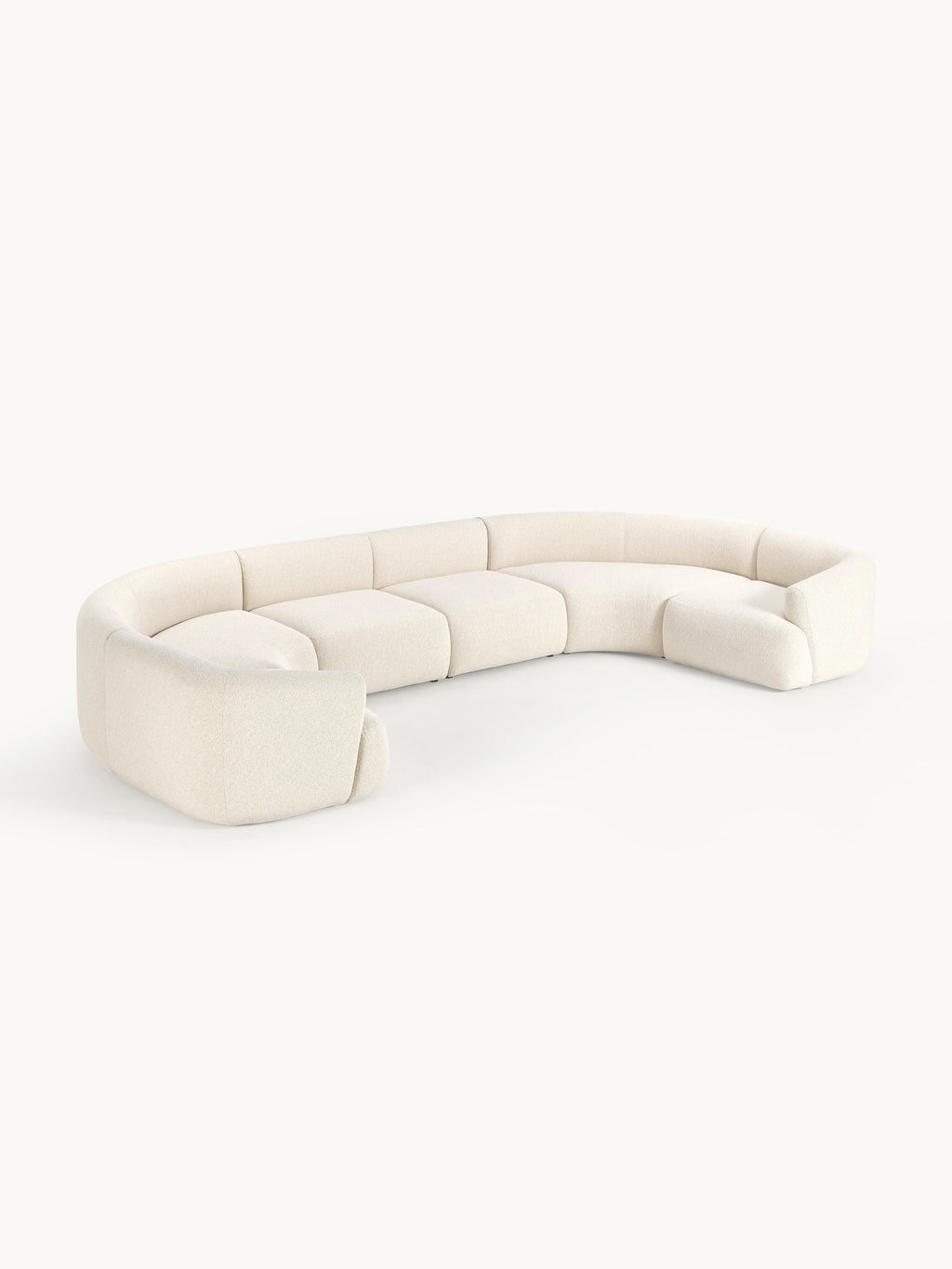 Gallery image 1 - XL Modular Bouclé Sofa Sofia