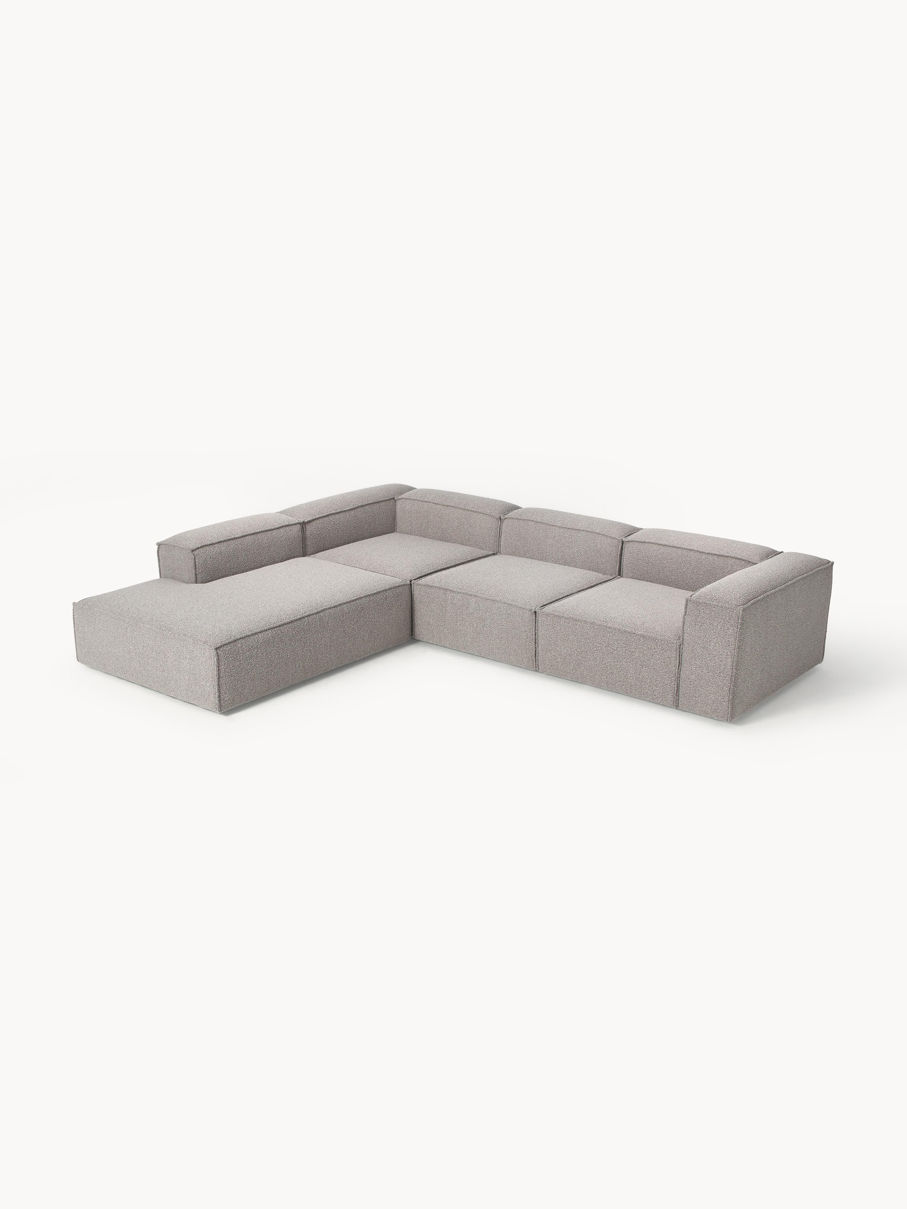 Lennon Bouclé Modular Corner Sofa (4-seater)