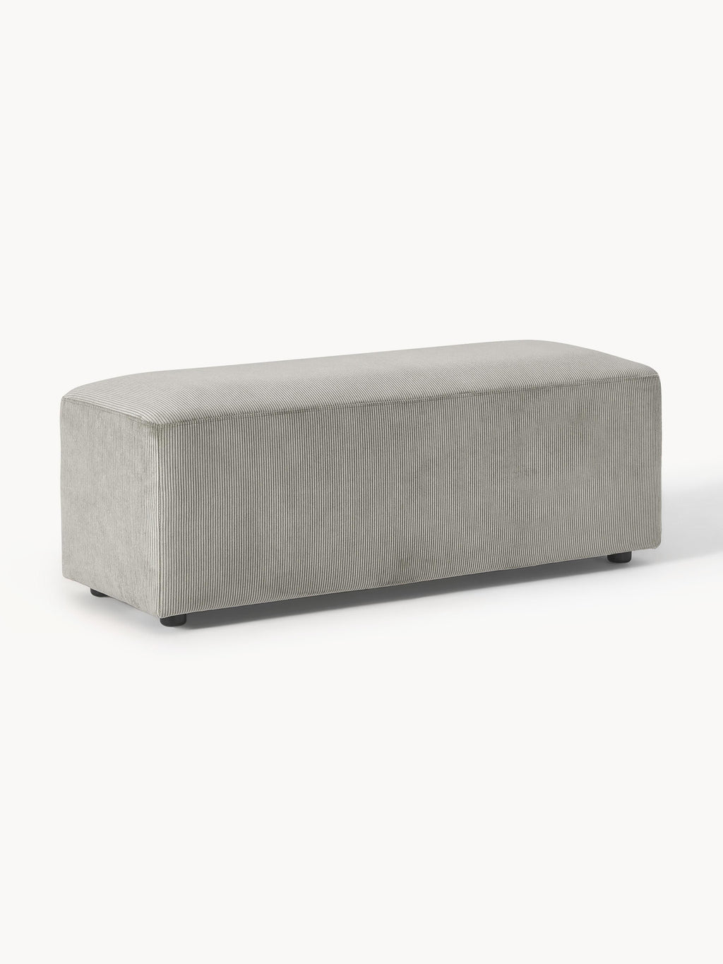 Melva XL Corduroy Ottoman, W 116 x D 42 cm
