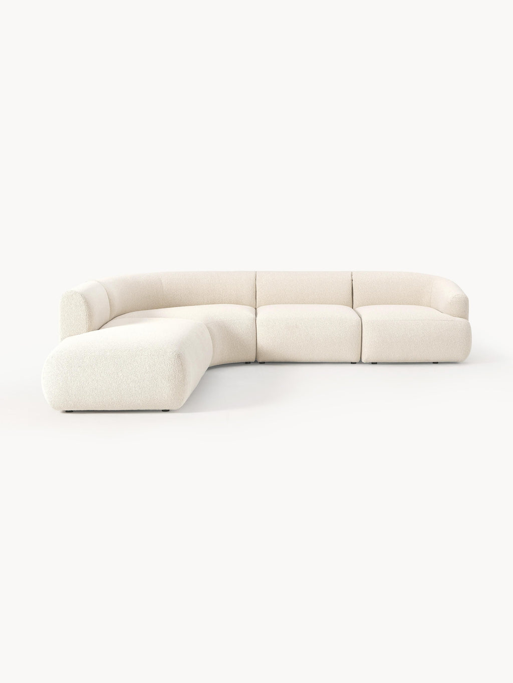 Gallery image 1 - Modular Bouclé Corner Sofa Sofia (4-seater)