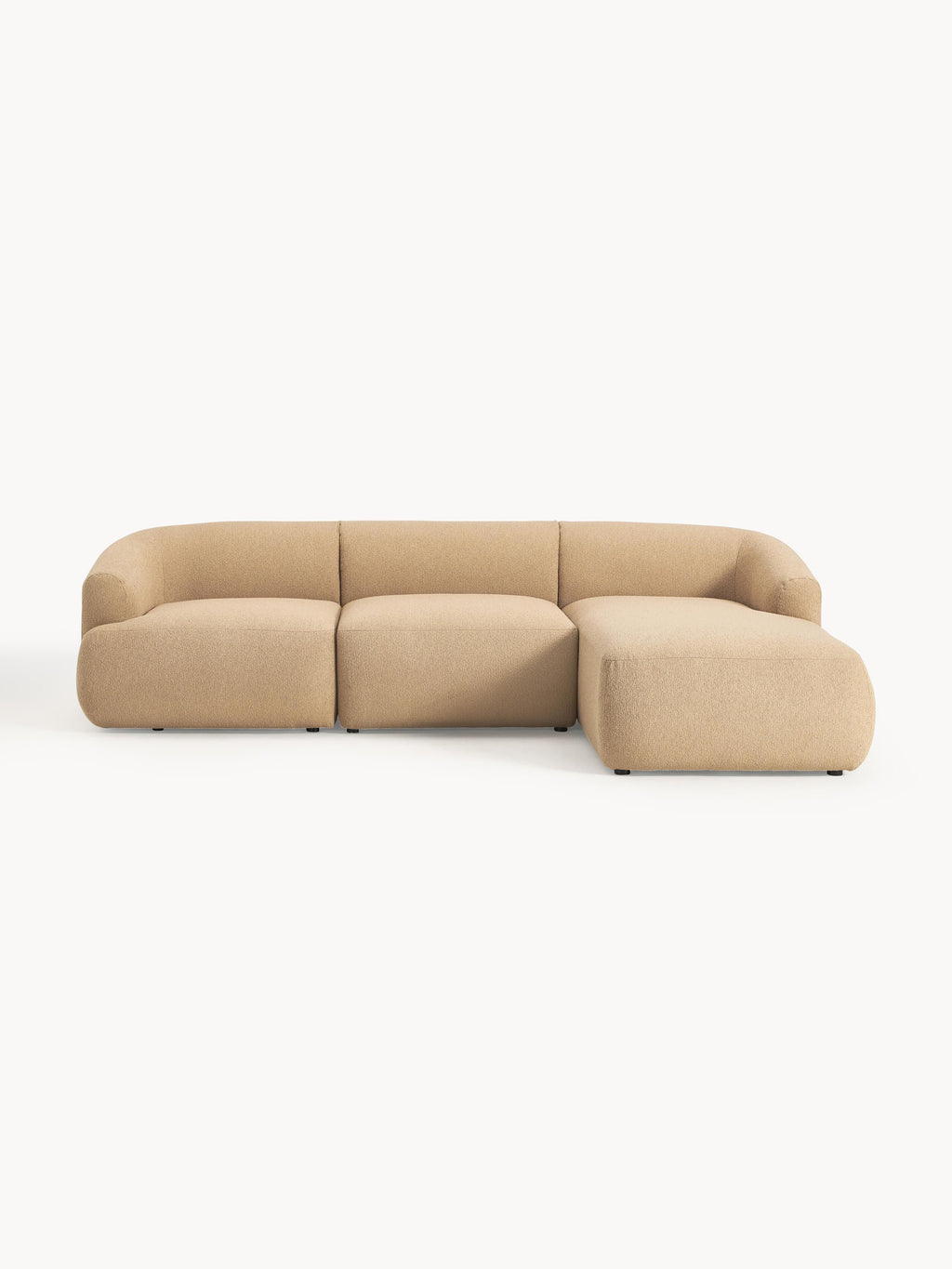 Sofia Modular Bouclé Corner Sofa (4-seater)
