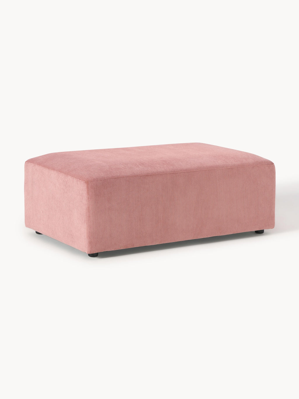 Gallery image 1 - Corduroy XL Ottoman Melva, W 116 x D 72 cm