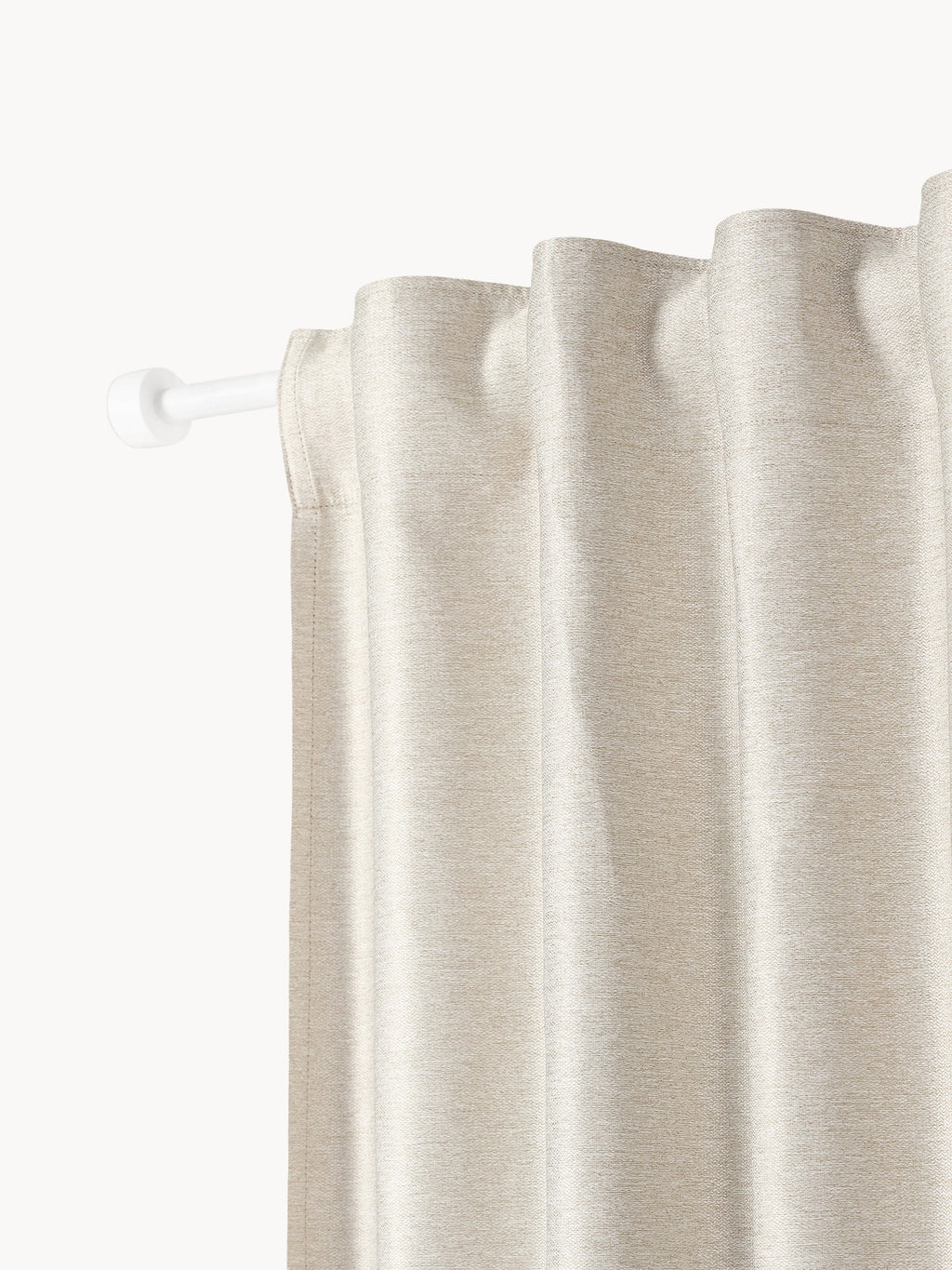 Asher Blackout Multi-Band Curtains, Set of 2, W 140 cm