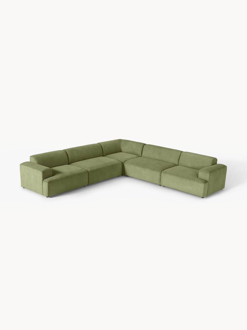 Melva Corduroy Corner Sofa (4-seater)