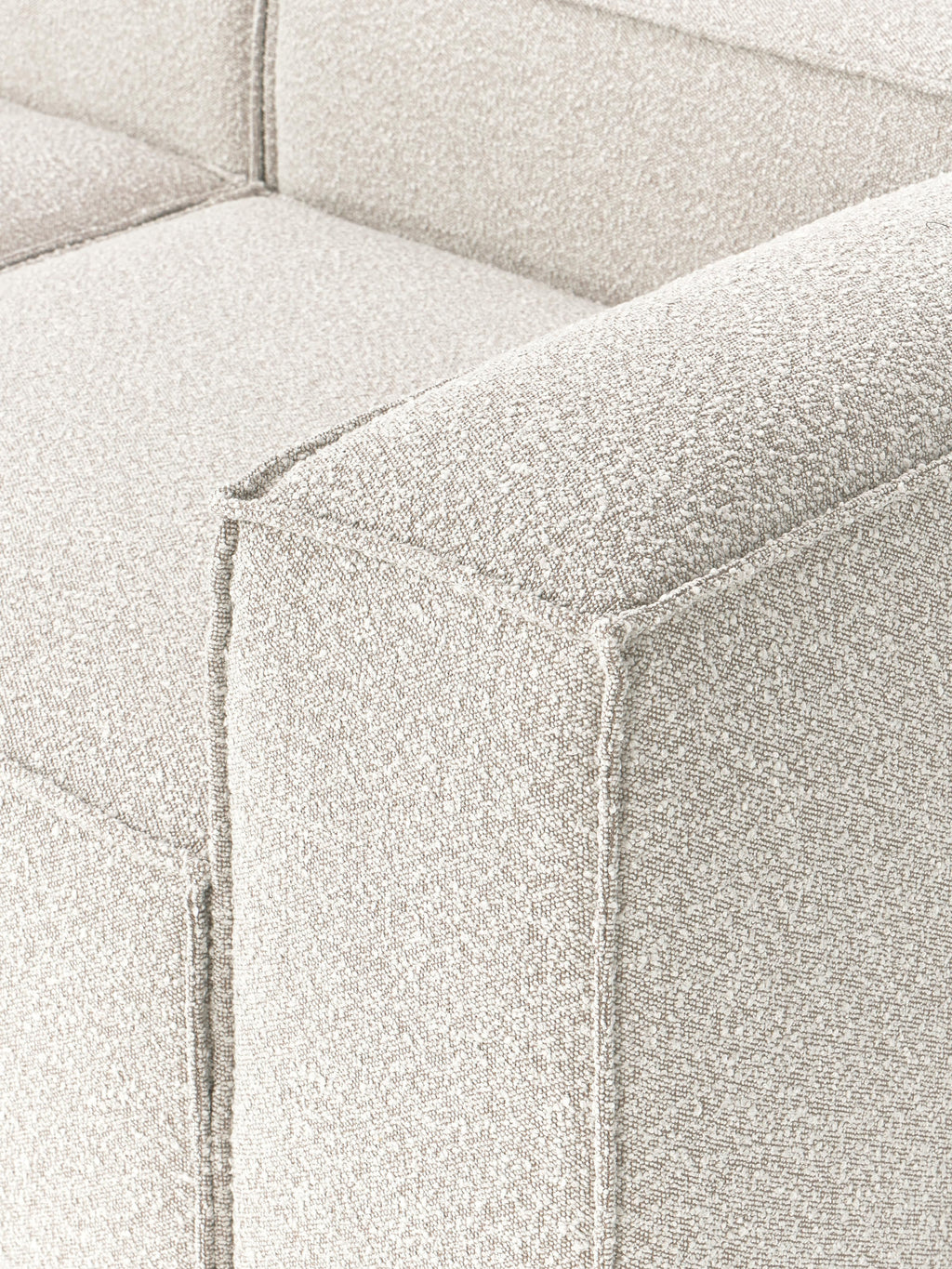 Lennon Bouclé Modular Corner Sofa (4-seater)