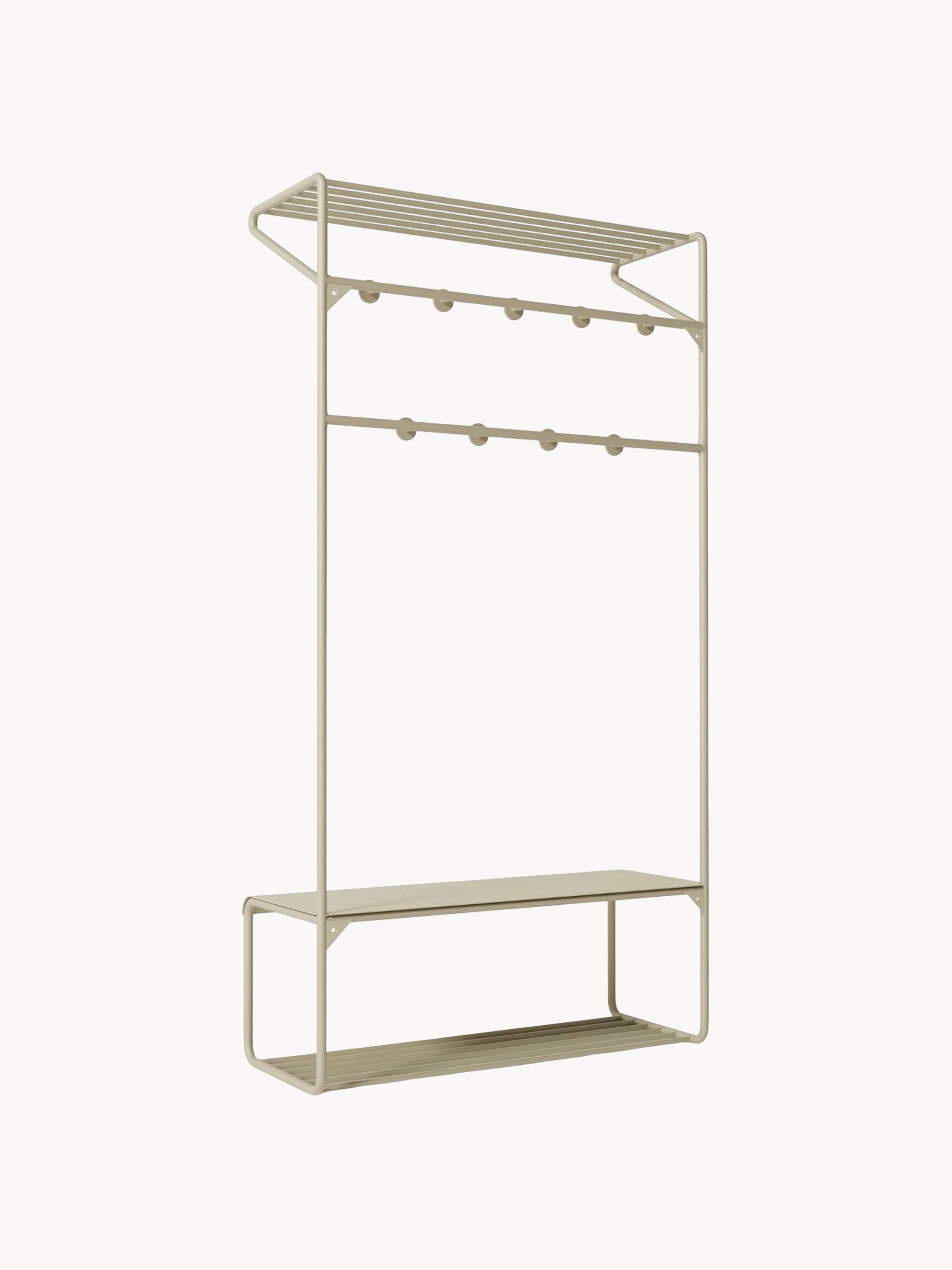 Nash Metal Wall-mounted Coat Rack