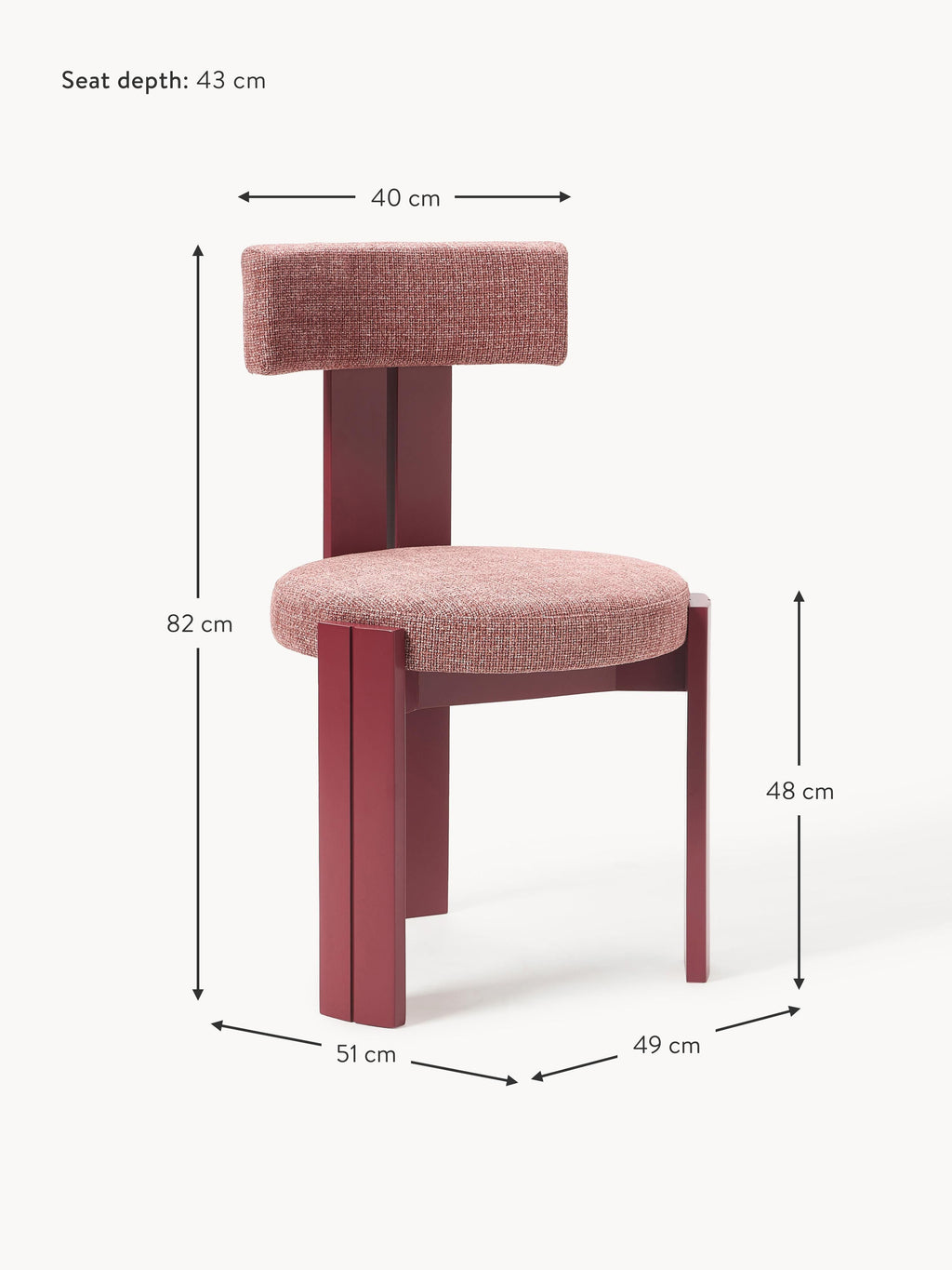 Katya Upholstered Wooden Dining Chair