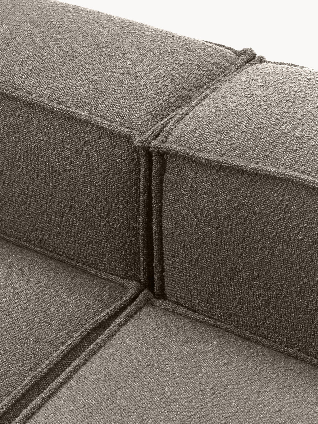 Lennon Bouclé Modular Sofa (4-seater)