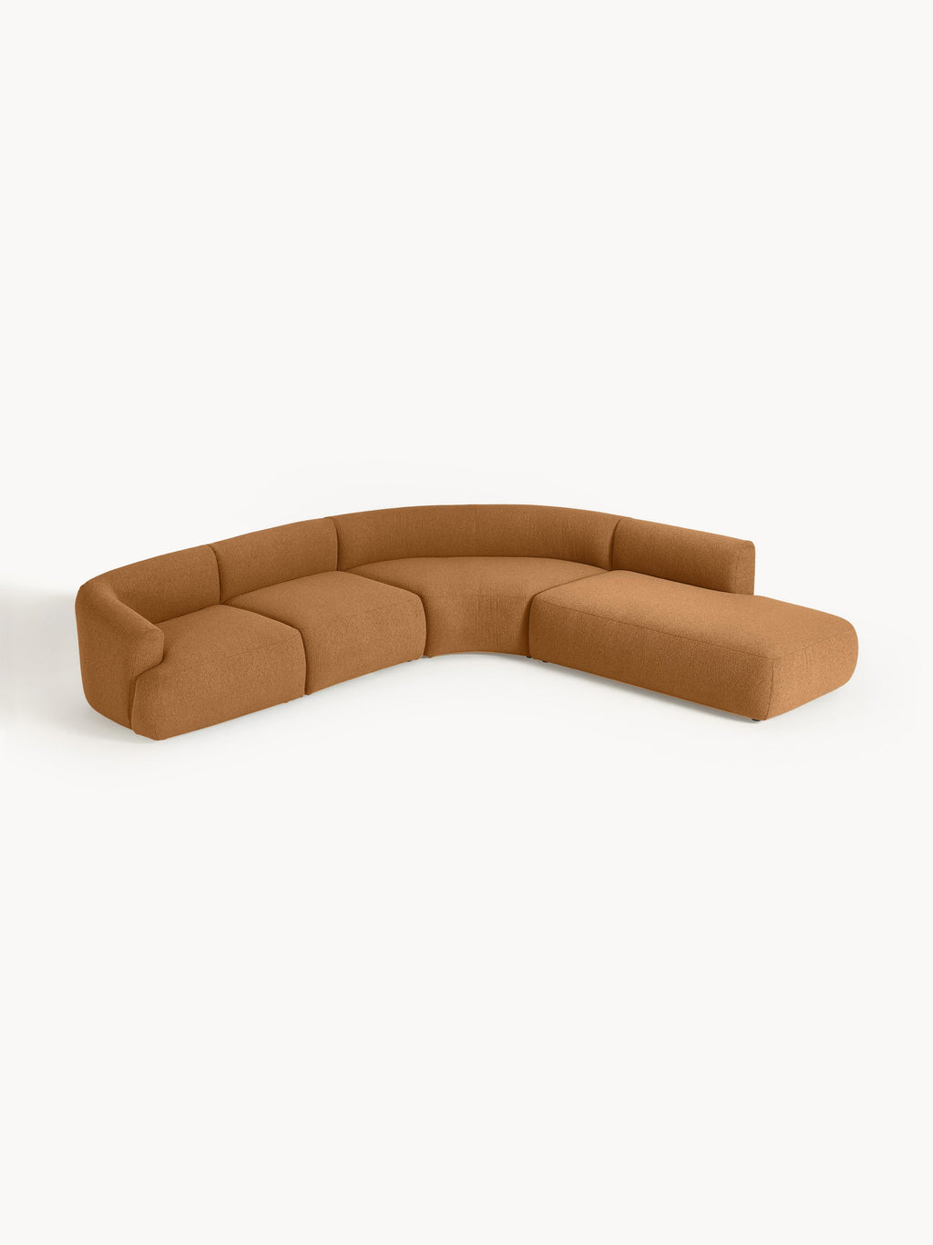 Sofia Modular Bouclé Corner Sofa (4-seater)