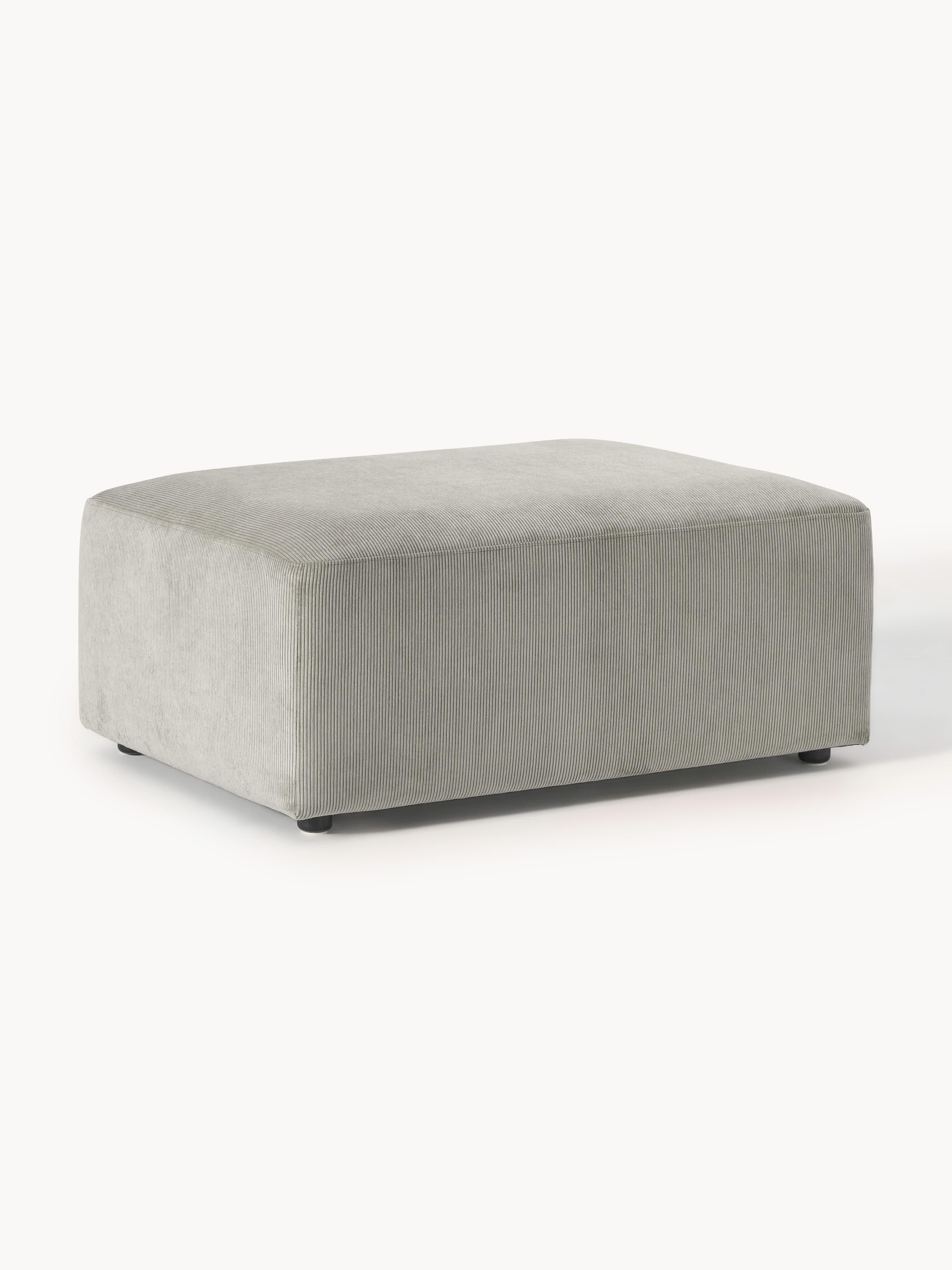 Gallery image 1 - Corduroy Ottoman Melva, W 99 x D 72 cm