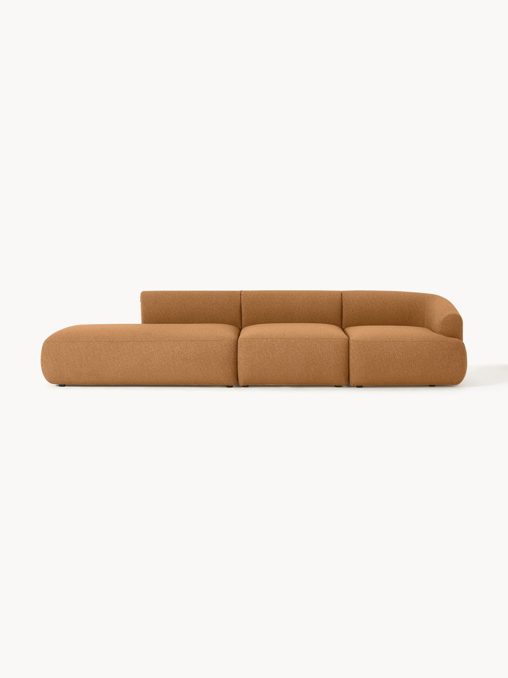 Sofia Modular Bouclé Chaise (4-seater)
