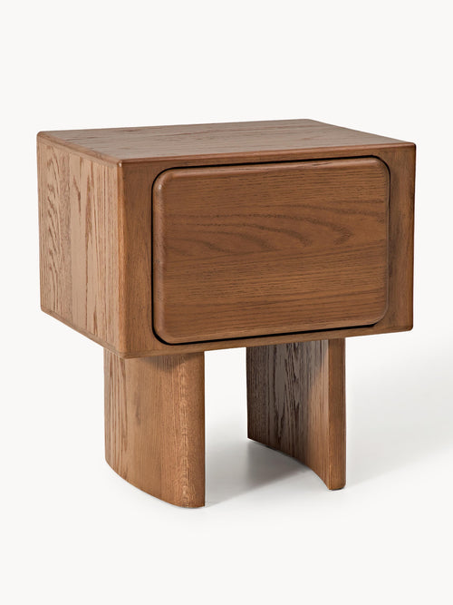 Gallery image 1 - Oak Wood Bedside Table Chandler
