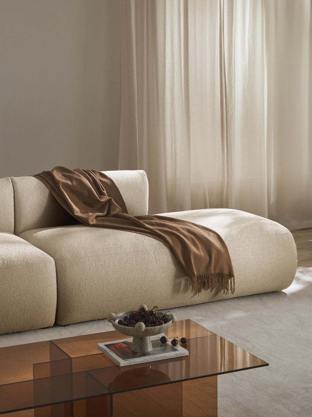 Sofia Bouclé Chaise Module