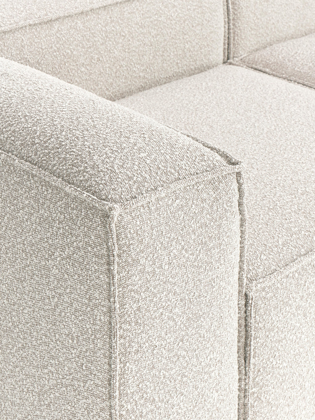 Lennon Bouclé Modular XL Ottoman