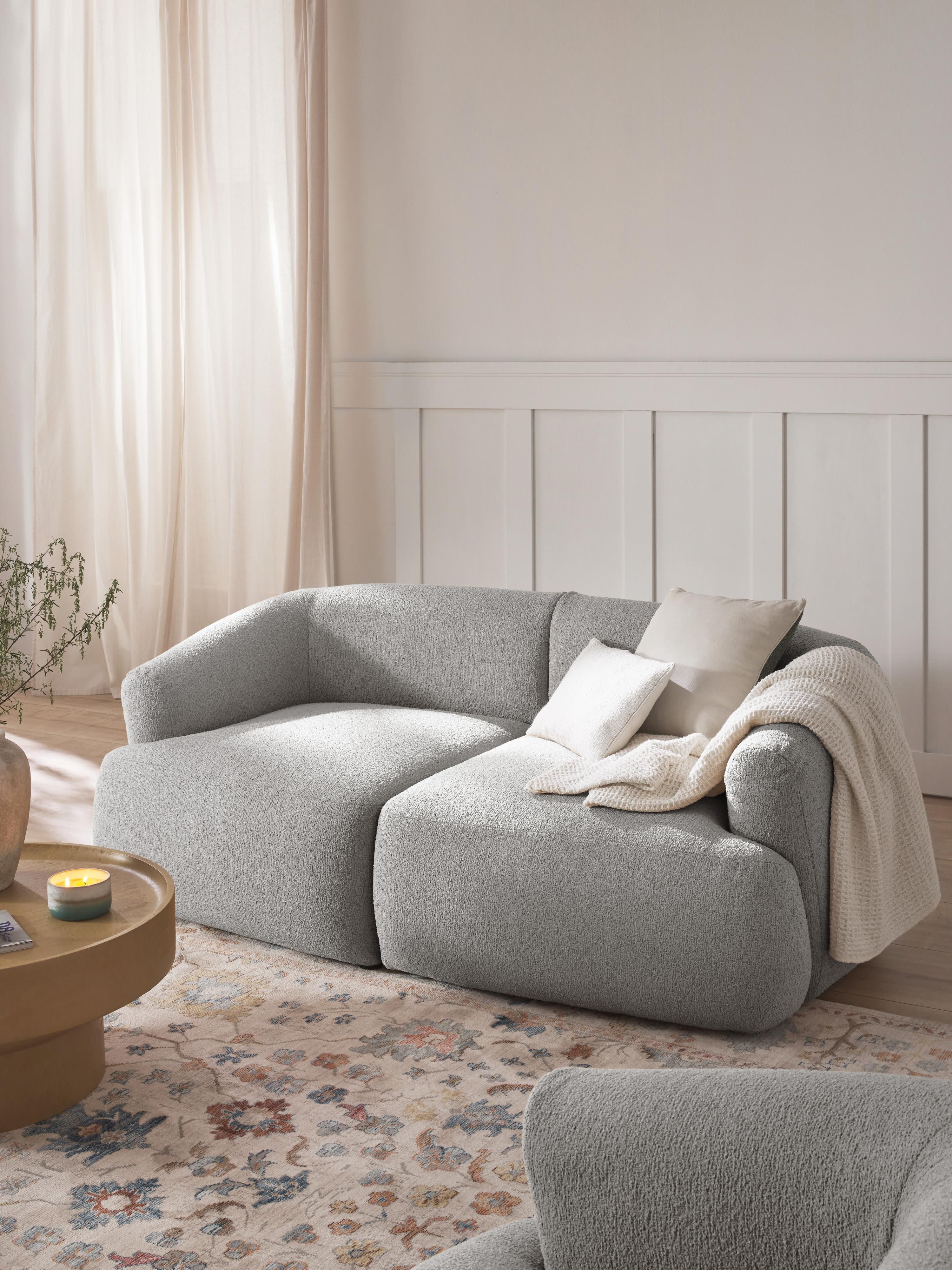 Sofia Modular Bouclé Sofa (2-seater)