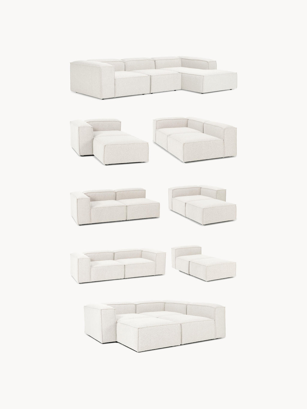 Lennon Bouclé Corner Module