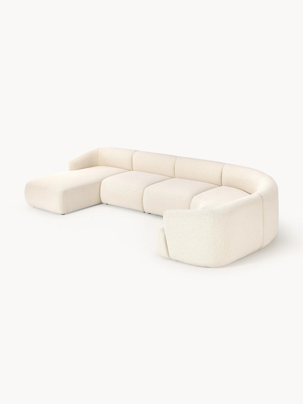 Gallery image 1 - XL Modular Bouclé Sofa Sofia