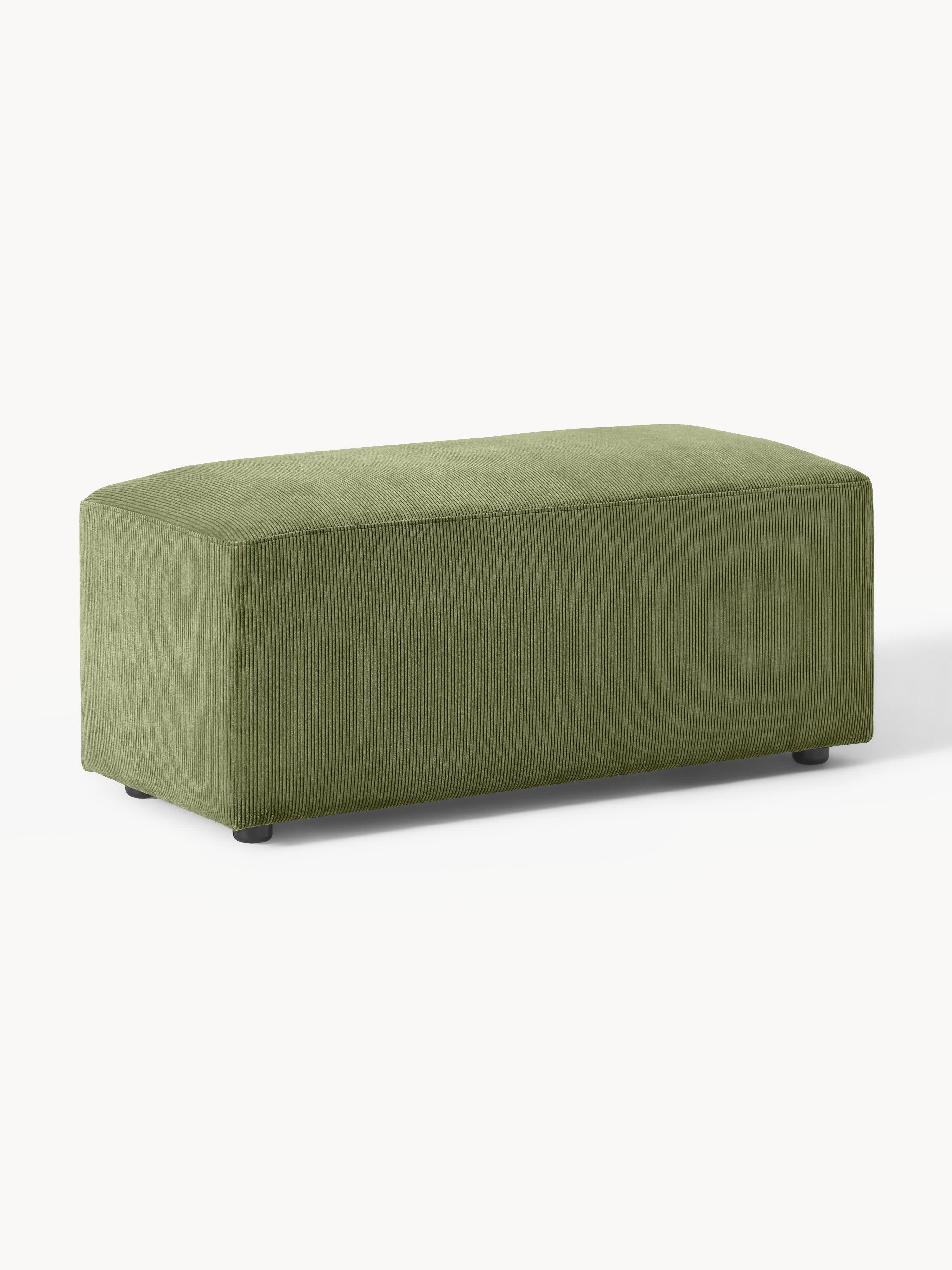 Gallery image 1 - Corduroy Ottoman Melva, W 99 x D 42 cm