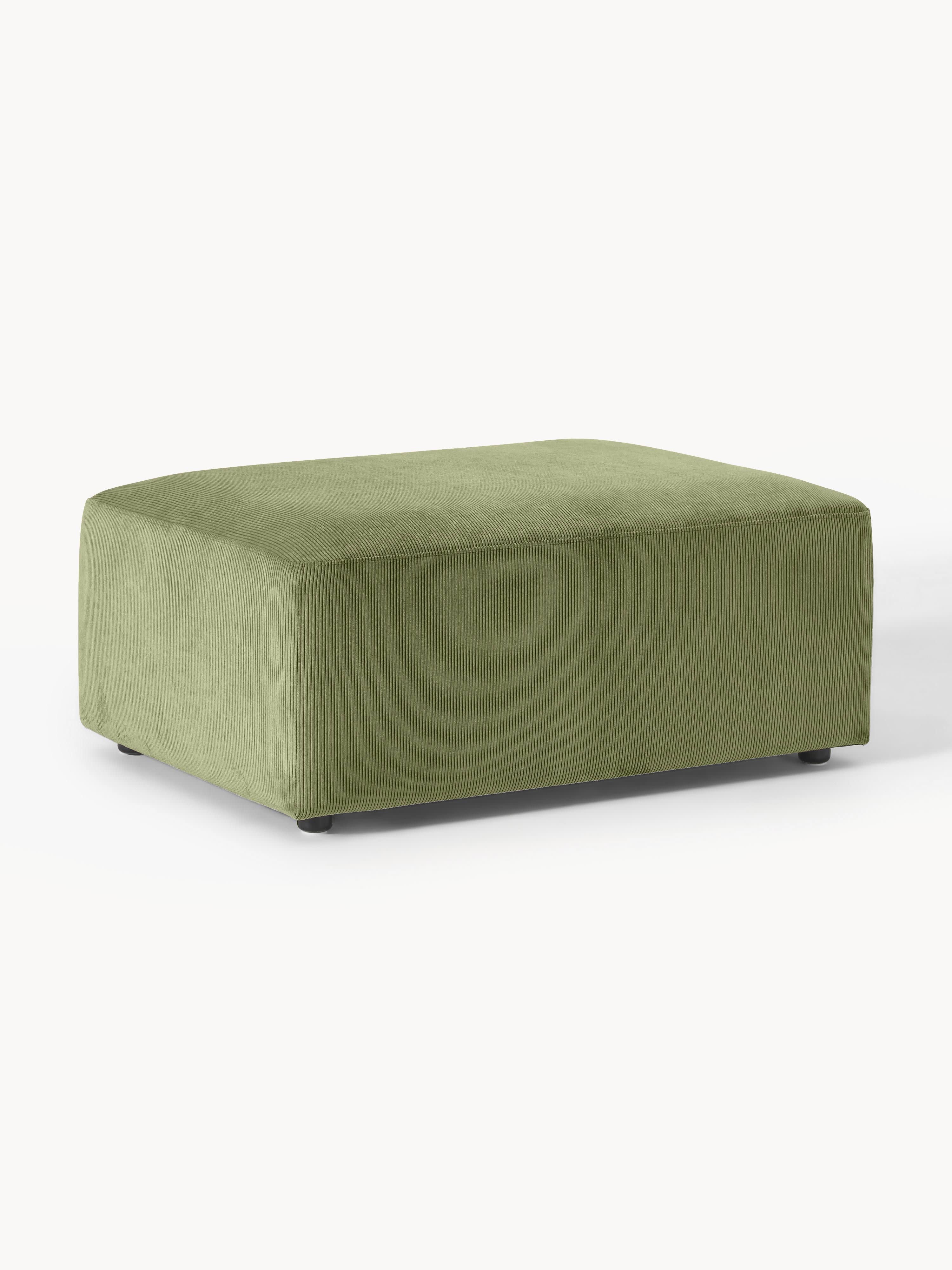 Gallery image 1 - Corduroy Ottoman Melva, W 99 x D 72 cm