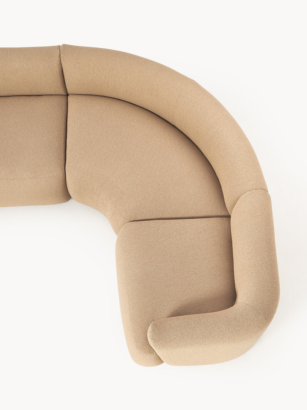 Sofia Modular Bouclé Corner Sofa (4-seater)