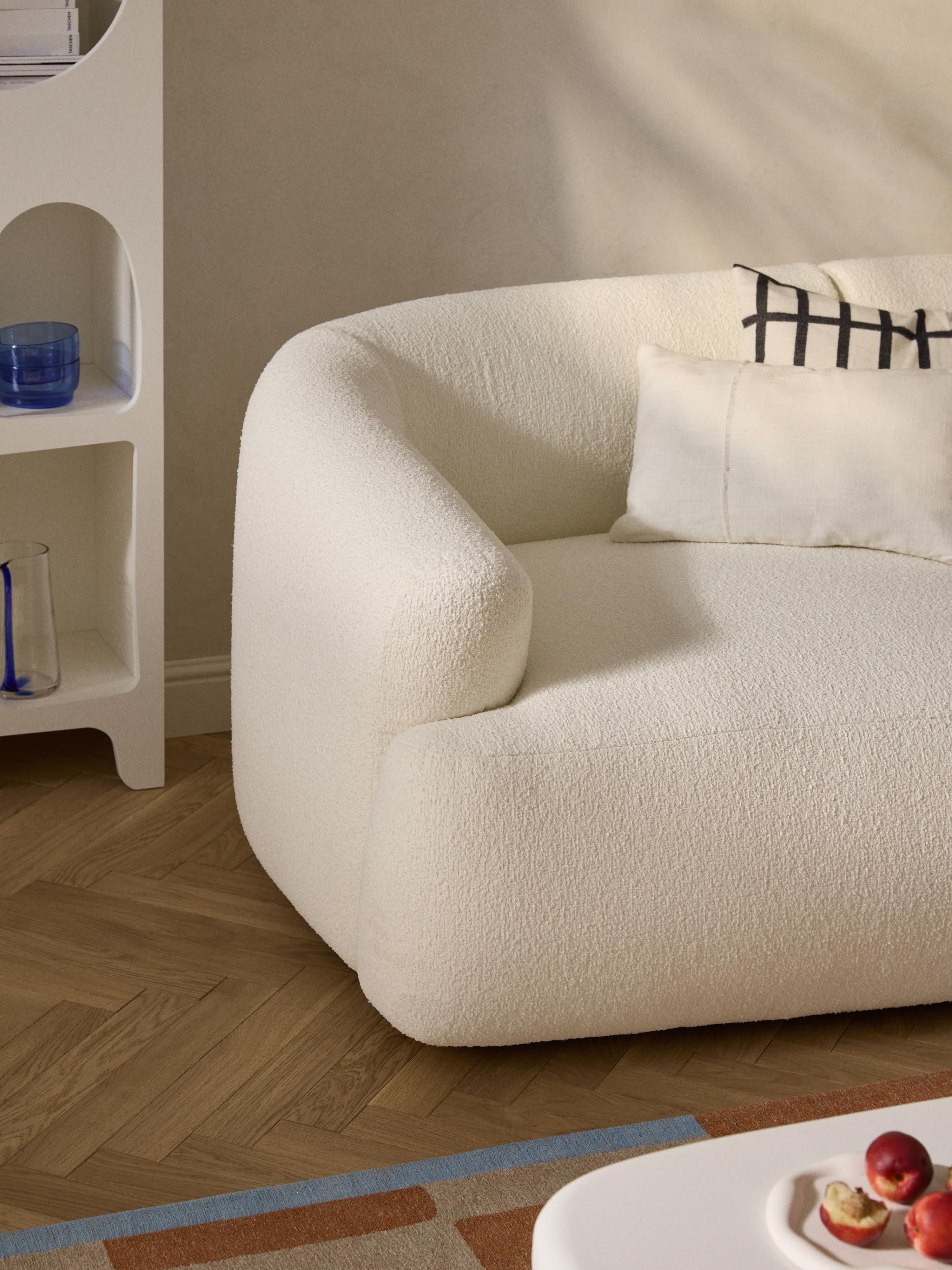 Sofia Modular Bouclé Corner Sofa (4-seater)