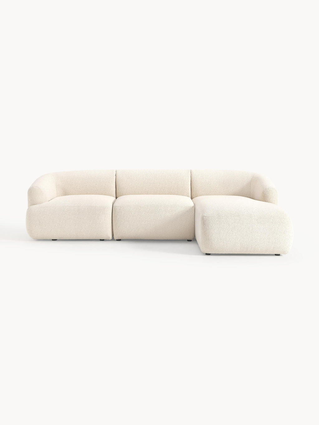 Sofia Modular Bouclé Corner Sofa (4-seater)