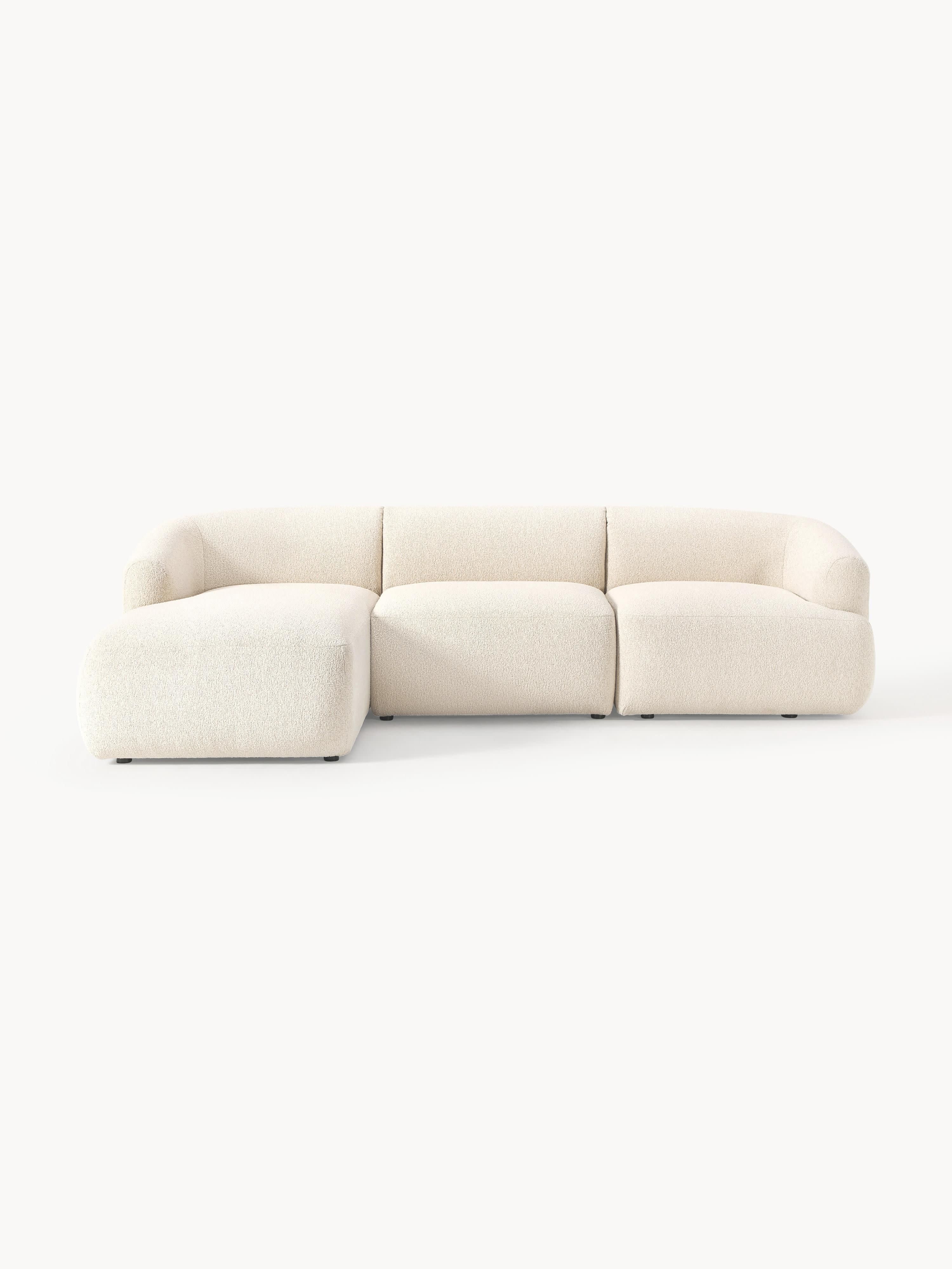 Sofia Modular Bouclé Corner Sofa (4-seater)