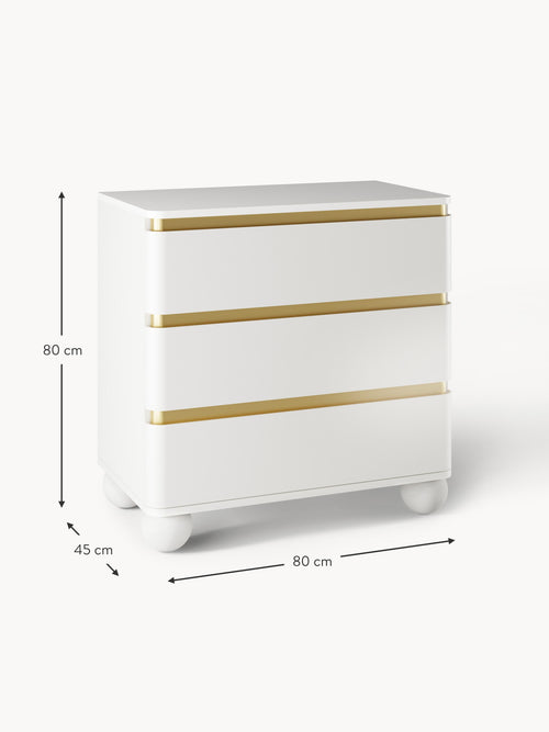 Bumba Chest of Drawers with Ball Feet