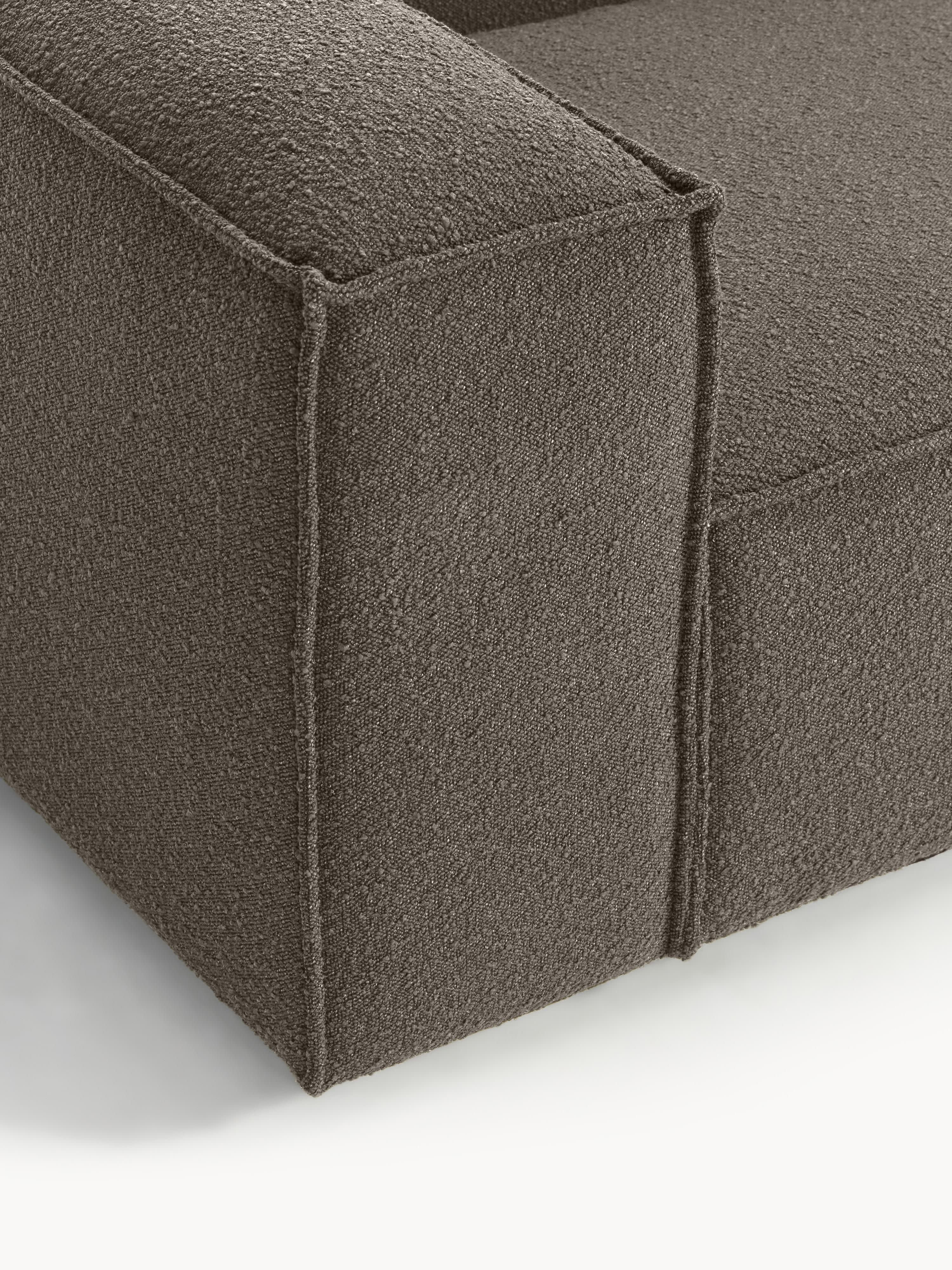 Lennon Bouclé Modular Corner Sofa (3-seater)