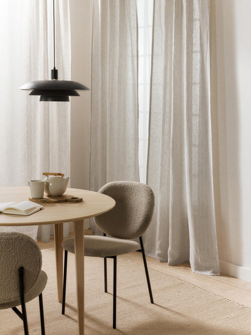 Birch Sheer Multi-Band Curtains, Set of 2, W 130 cm