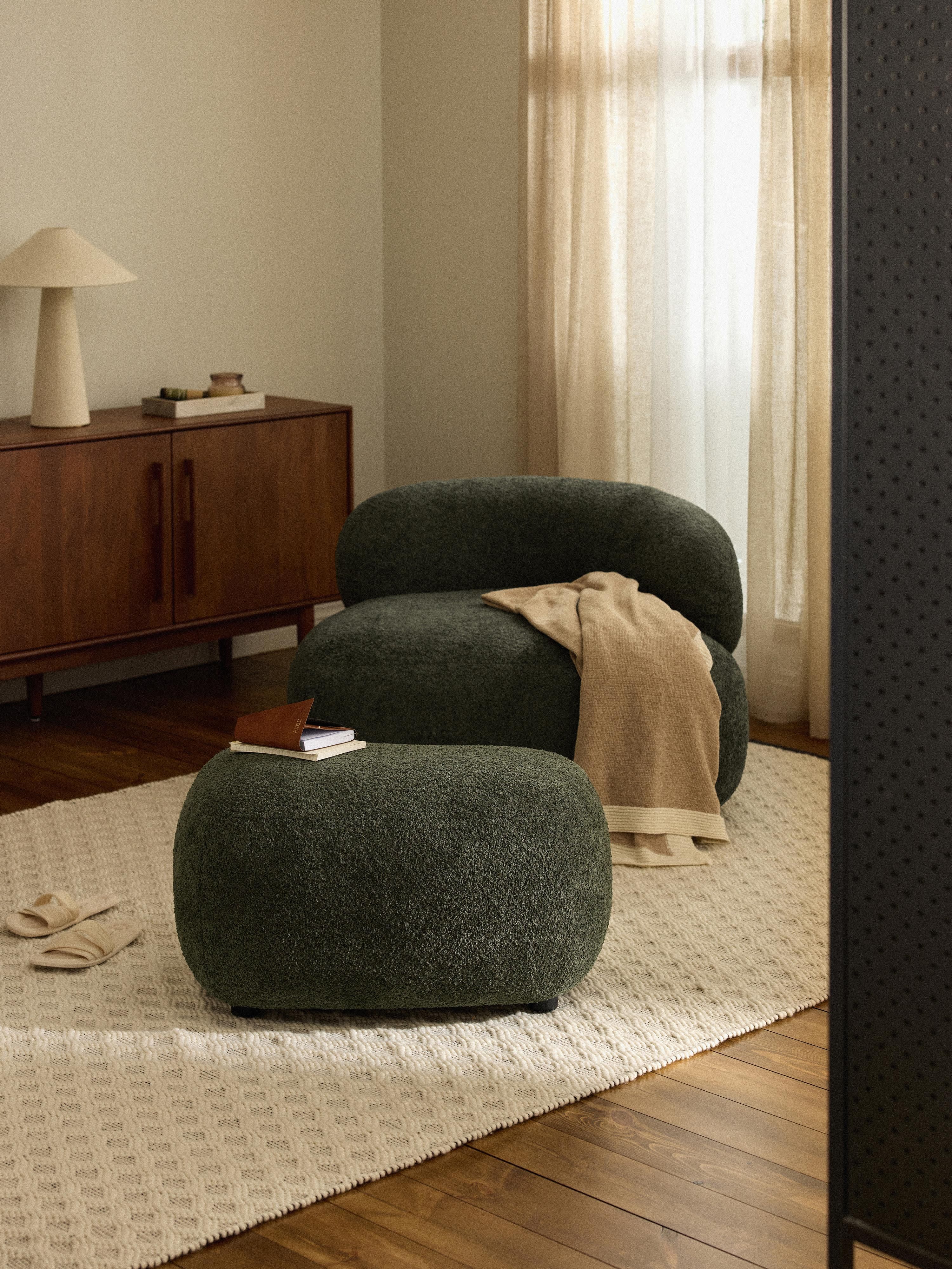 Alba Teddy Bouclé Lounge Chair