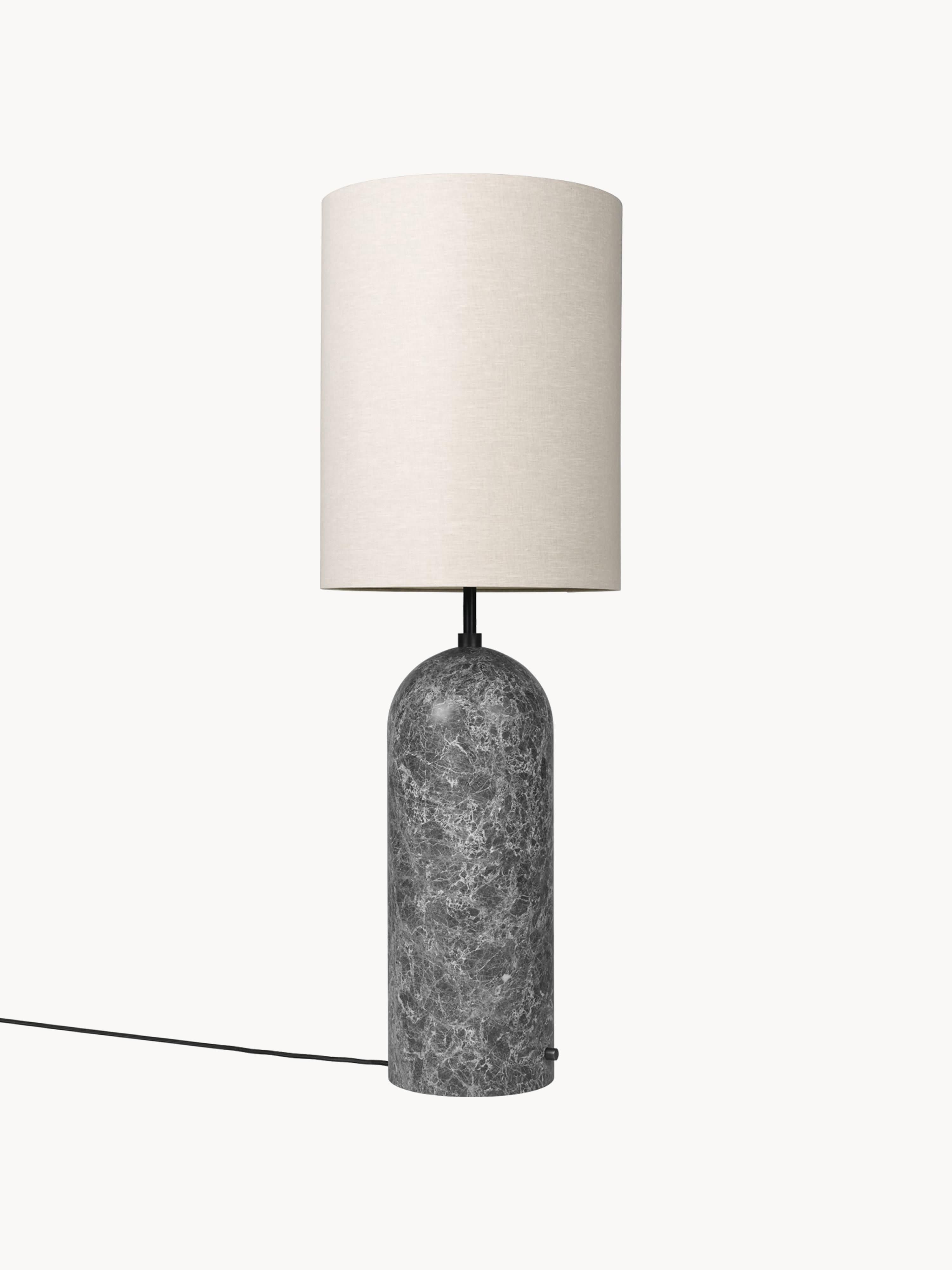 Gravity Dimmable Floor Lamp with Marble Base, H 130 cm