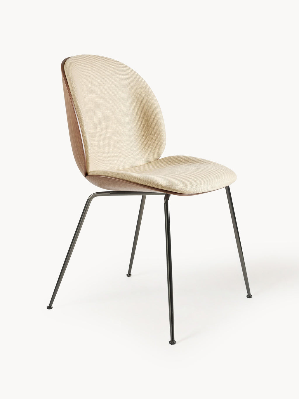 Beetle Upholstered Chair with Seat Shell