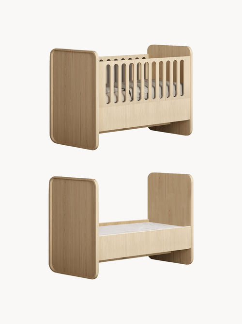 Gallery image 1 - Baby Bed with Extension to Kids Bed, 70 x 120/160 cm
