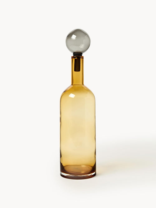 Bubbles Mouth-Blown Decorative Bottles, Set of 4