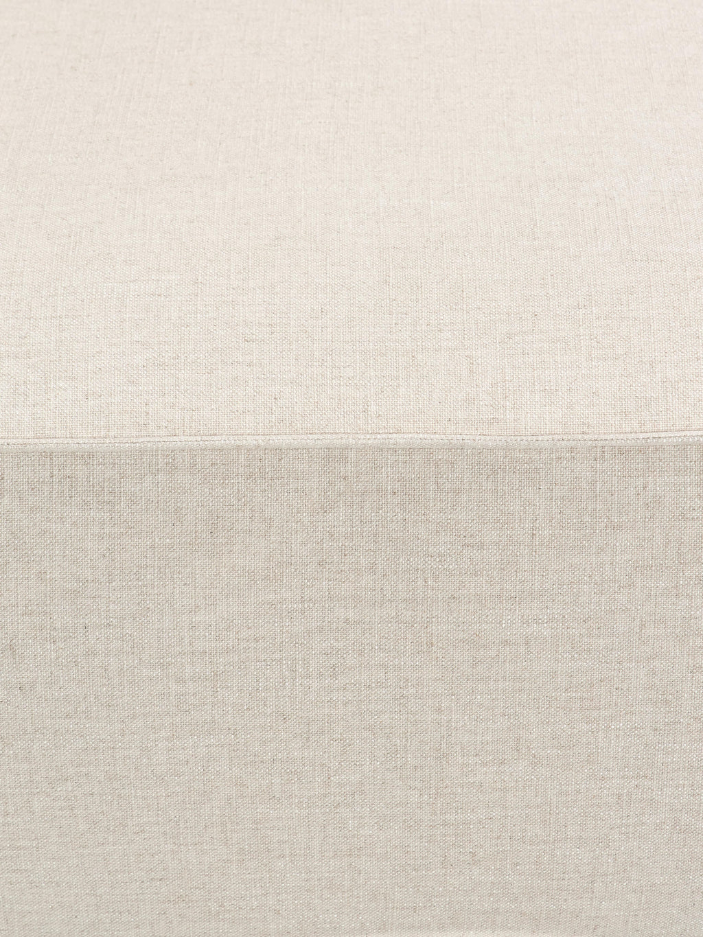 Lennon XL Linen Blend Modular Ottoman