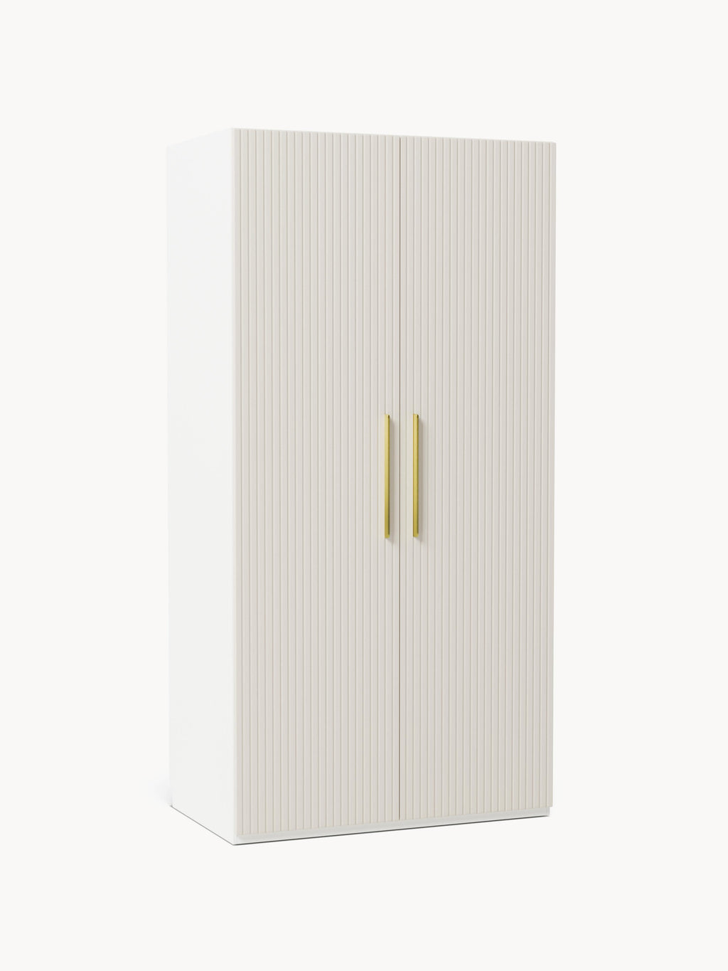 Simone Modular Revolving Door Wardrobe, 100 cm Wide, in various sizes