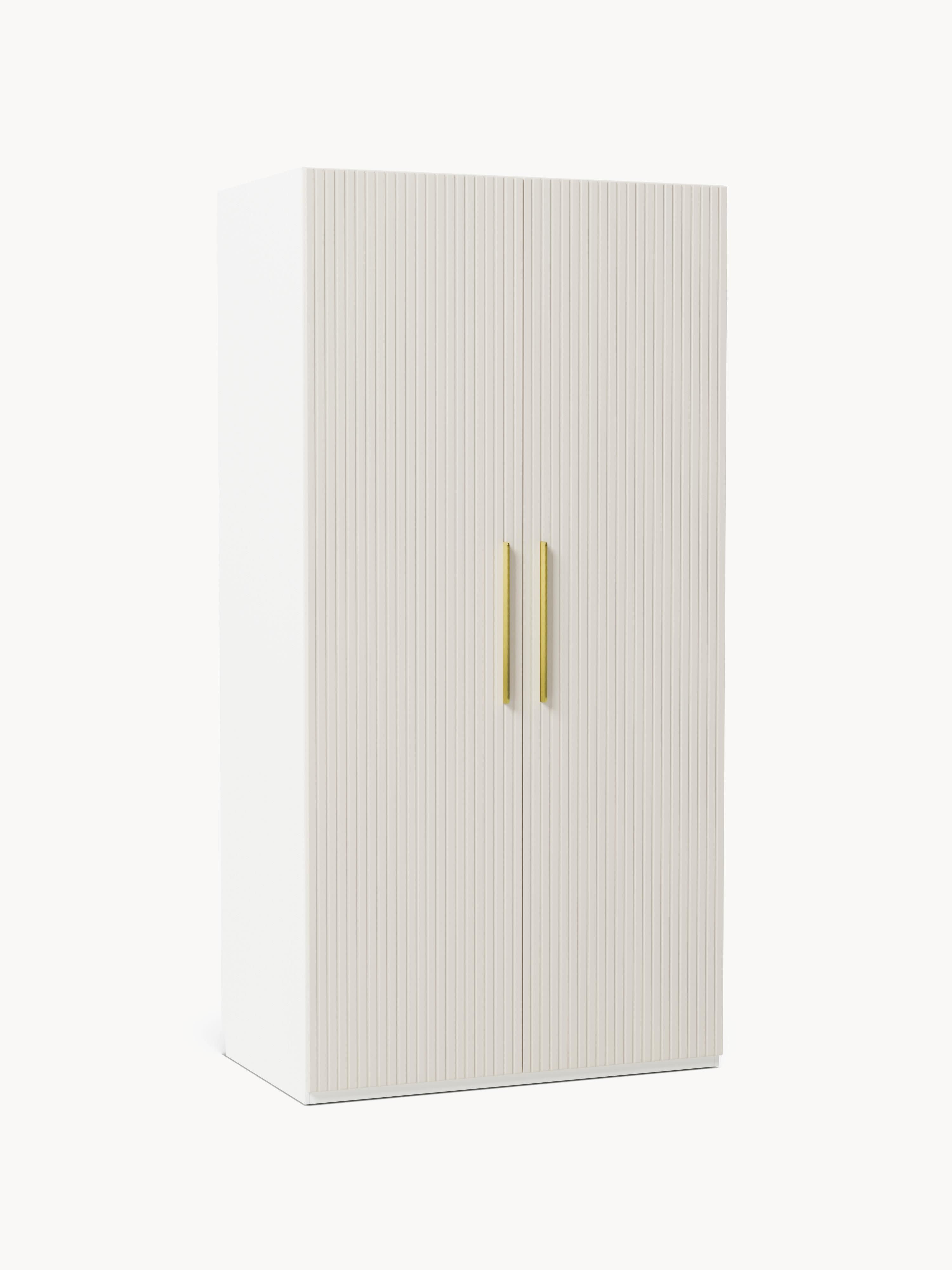 Simone Modular Revolving Door Wardrobe, 100 cm Wide, in various sizes