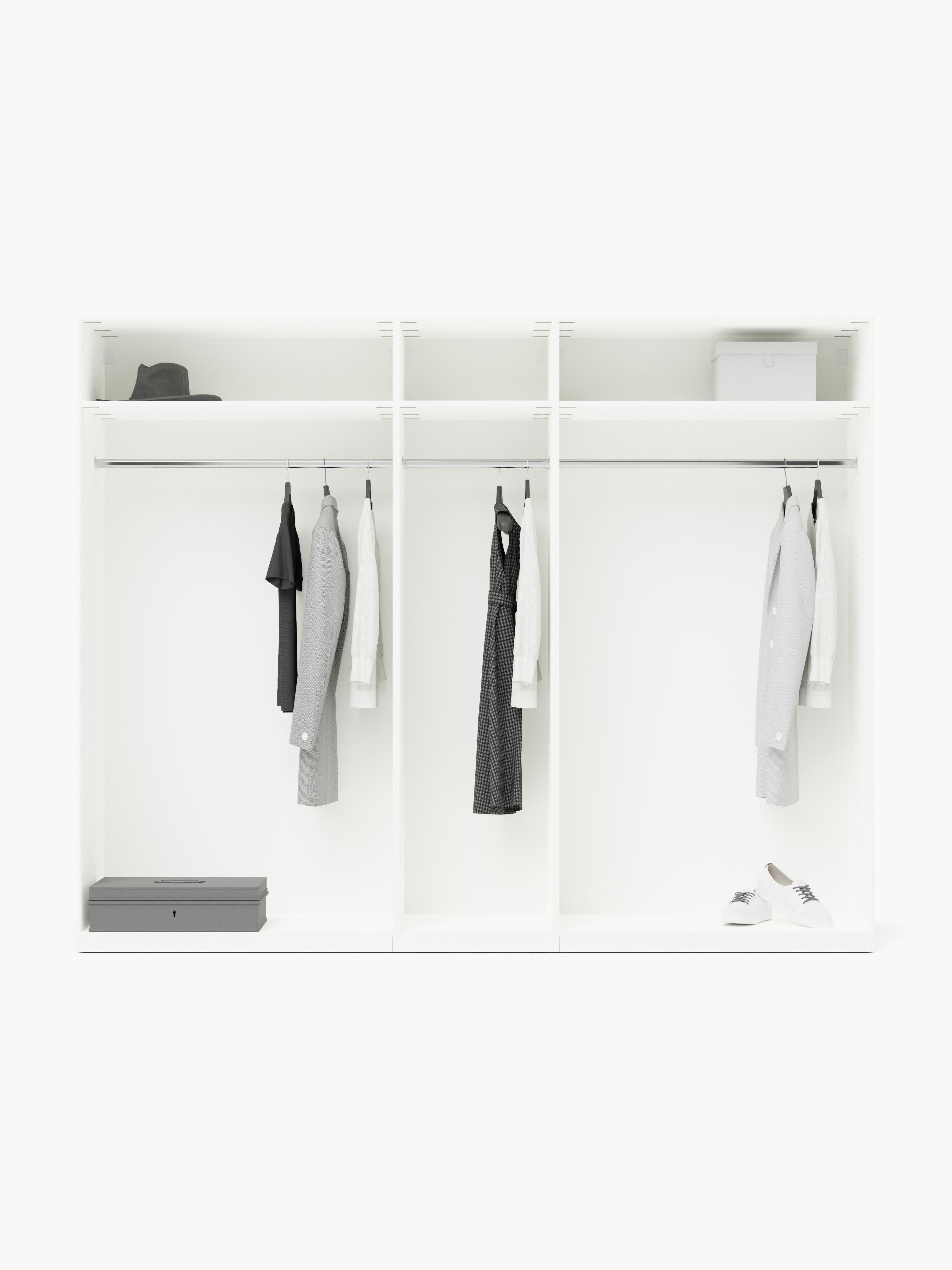 Charlotte Modular Hinged Door Wardrobe, 300 cm Wide, in various sizes